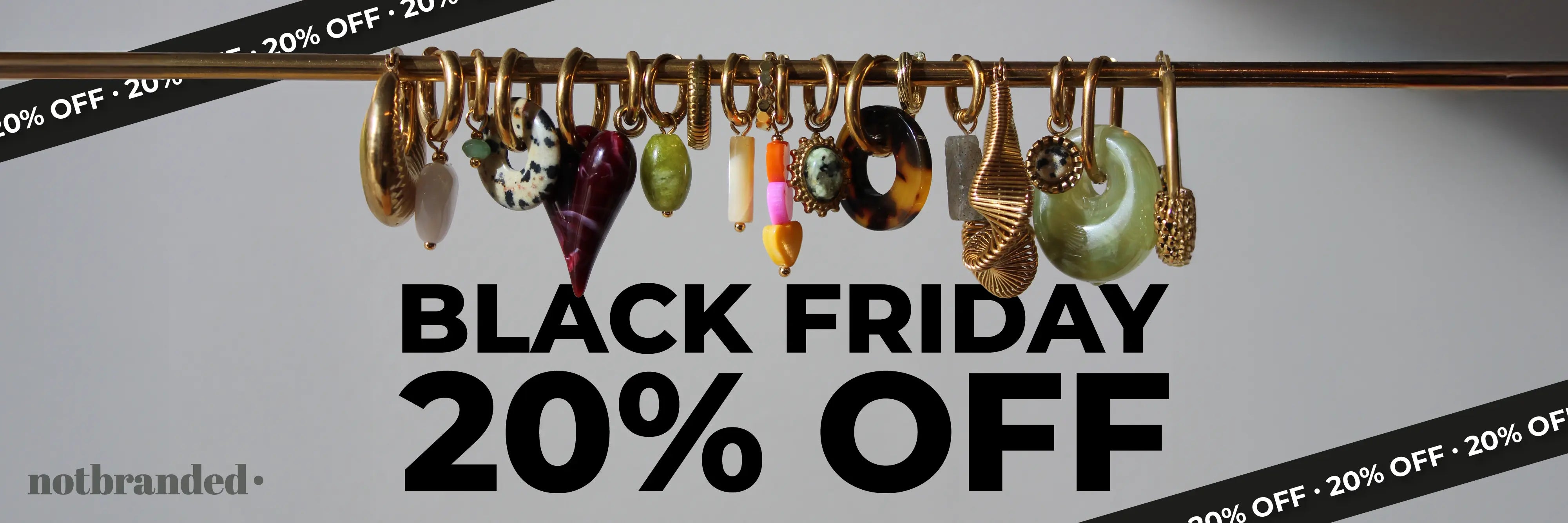 BLACK FRIDAY SALE : Scoor nu jouw favoriete sieraden met 20% korting!