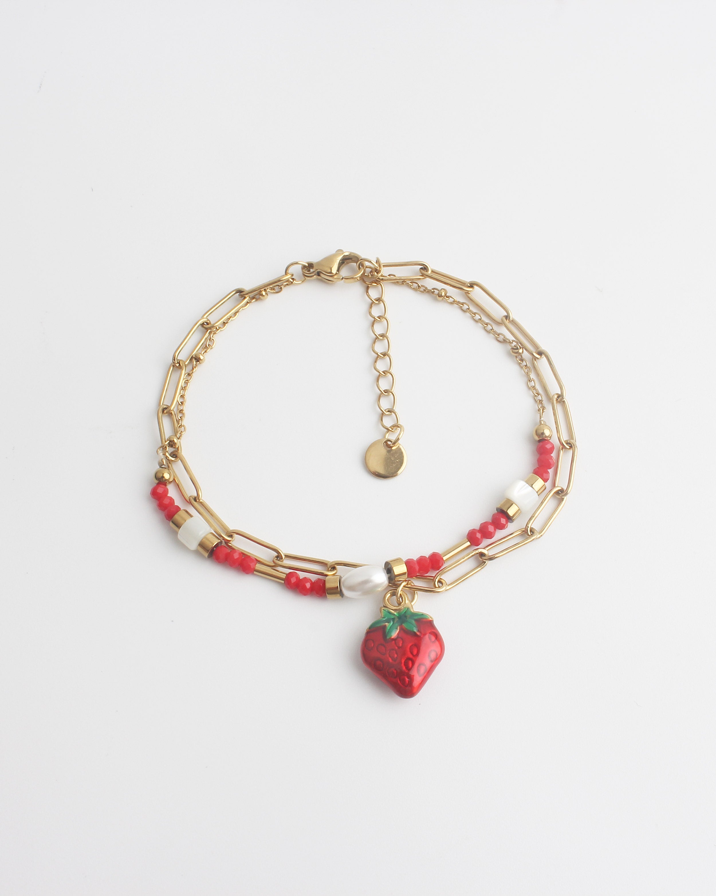 Fruity Strawberry - Armband - Stainless Steel