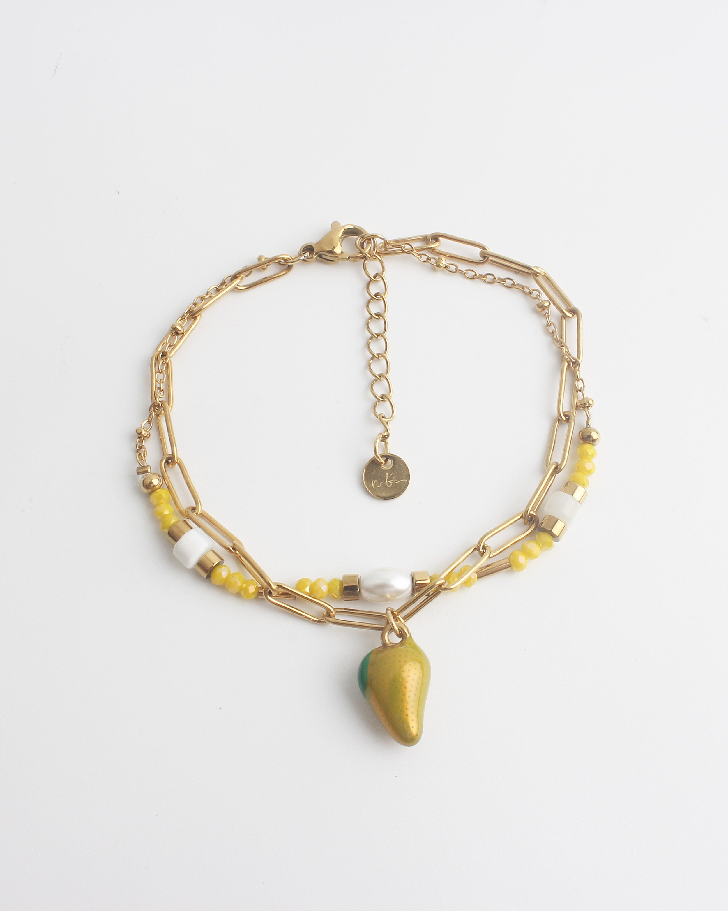 Fruity Lemon - Armband - Stainless Steel