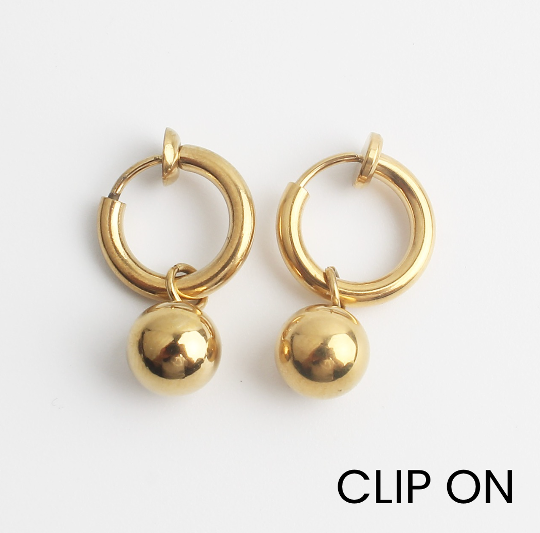 Desiré - Oorbellen - Clip On - Stainless Steel