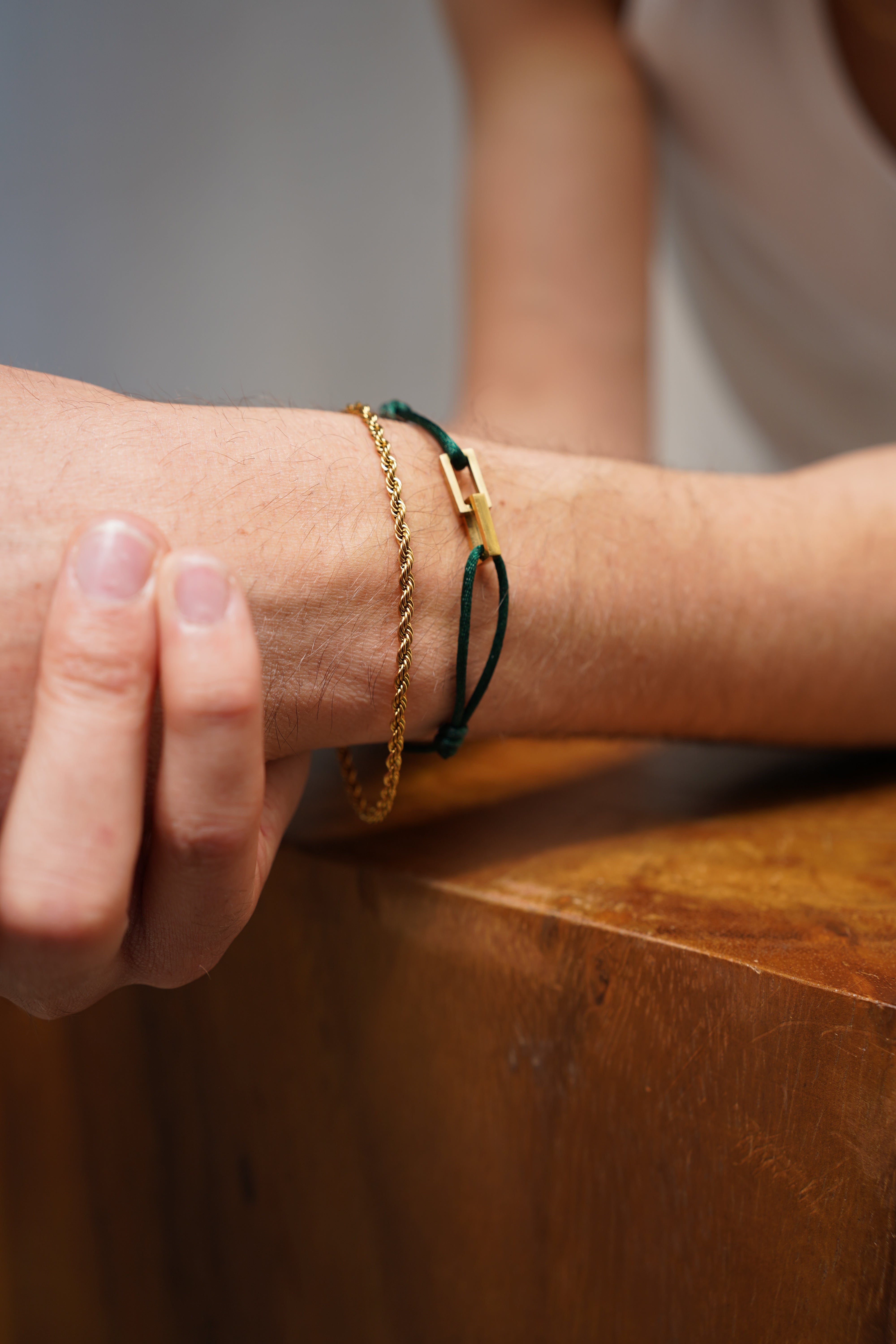 Sky - Armband - Touw - Stainless Steel