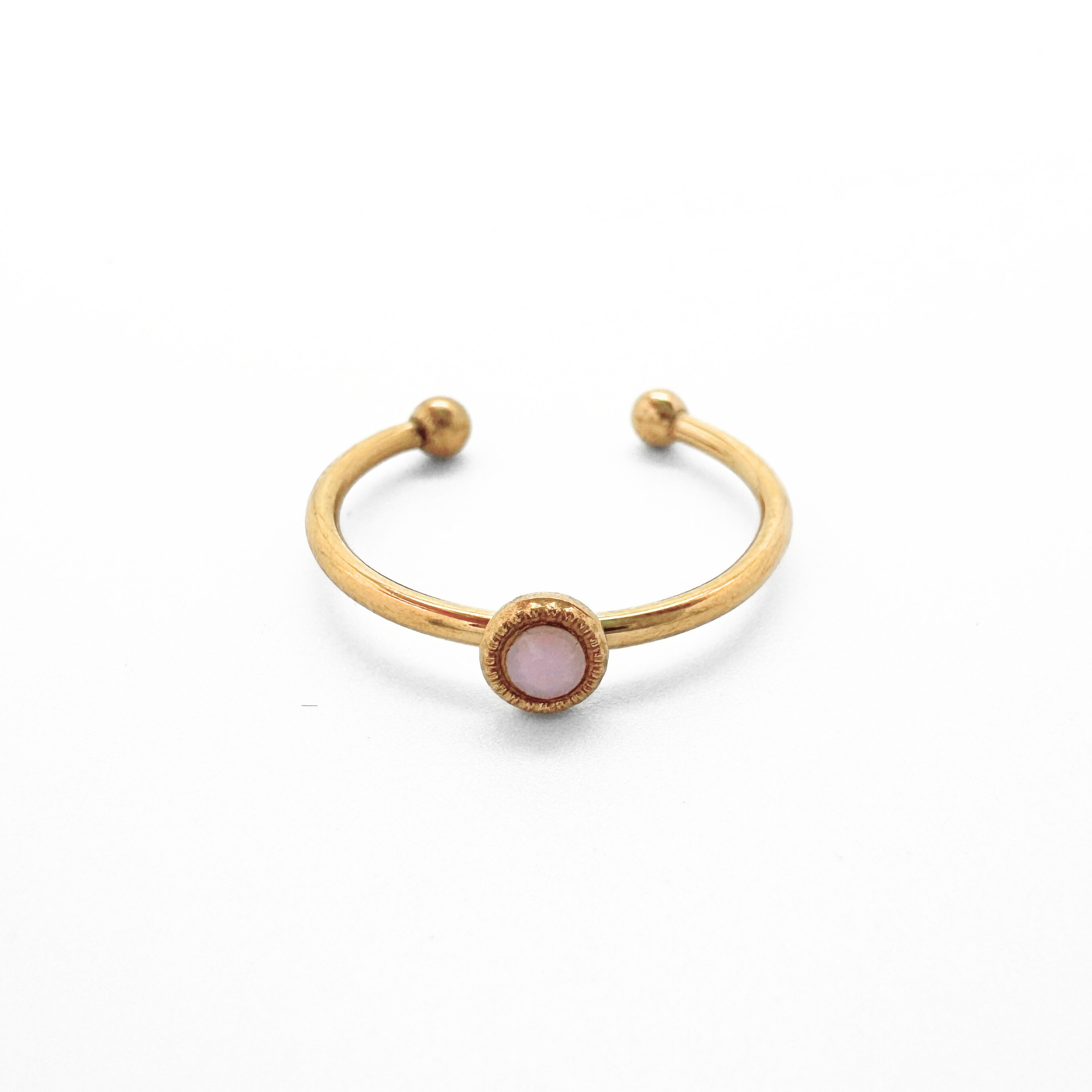 Strass - Ring - Stainless Steel - Verstelbaar