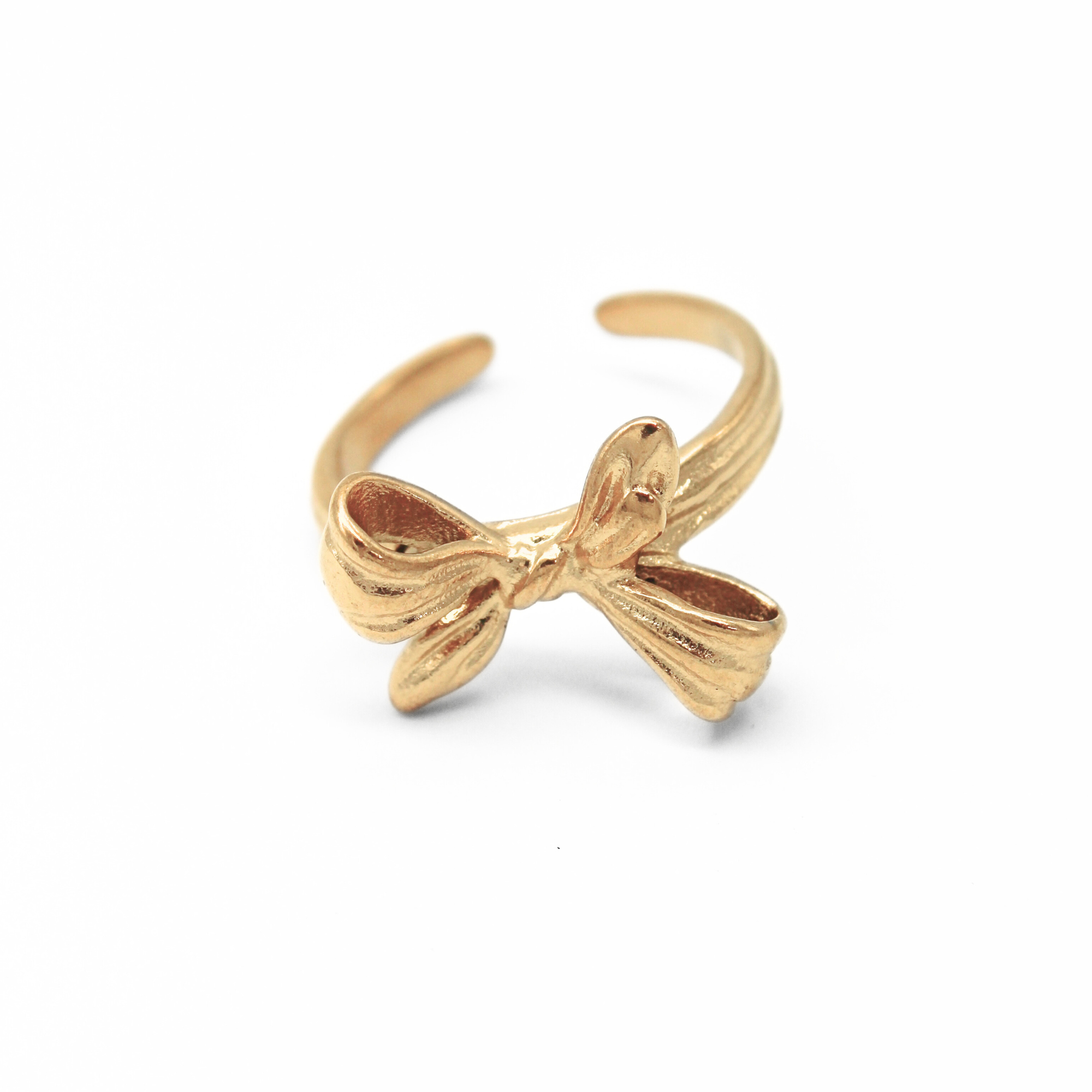 Bow Tie - Ring - Stainless Steel - Verstelbaar