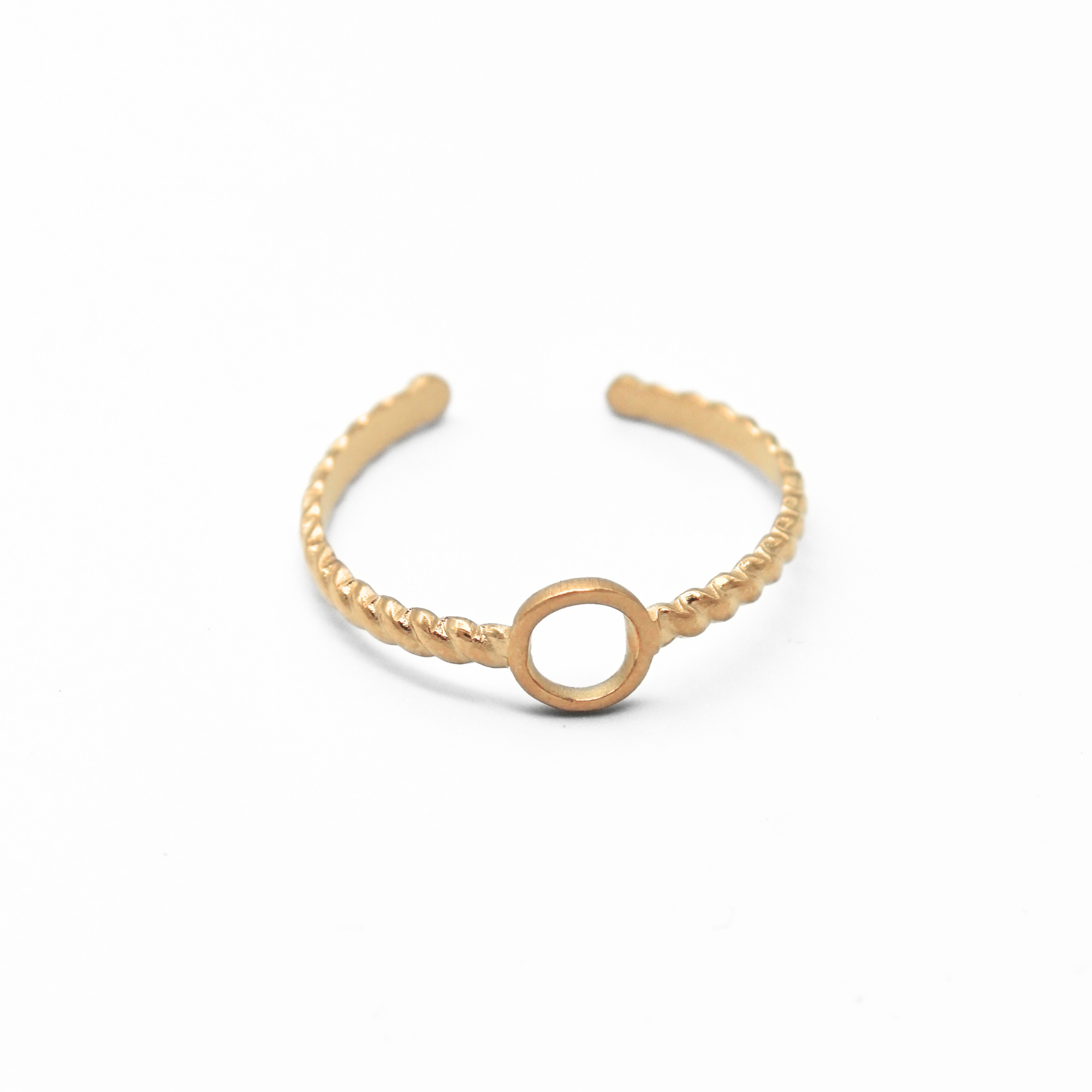 Little Circle - Ring - Stainless Steel - Verstelbaar
