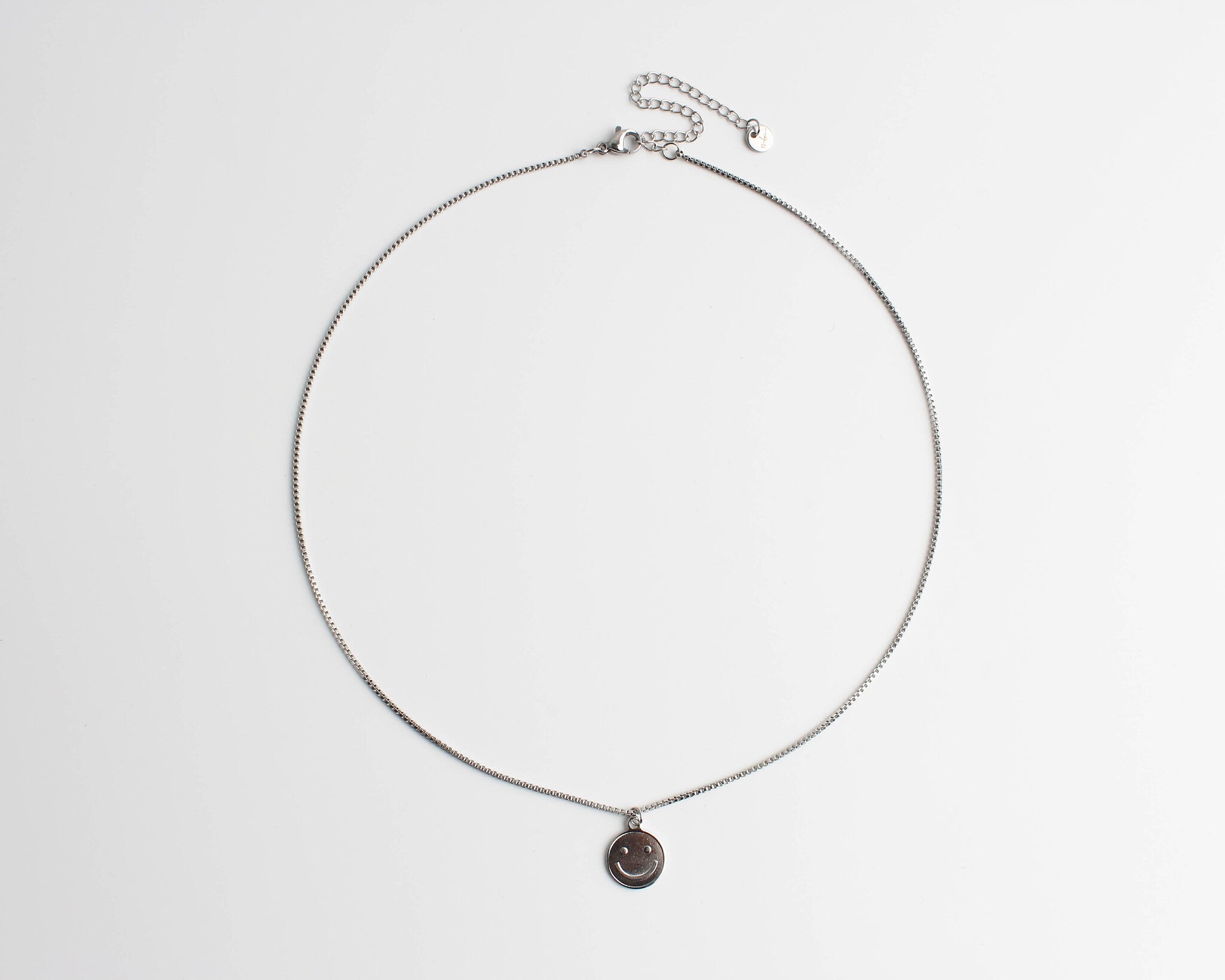 Smiley - Ketting - Stainless Steel