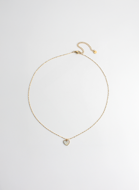 Small Shell Heart - Ketting - Stainless Steel