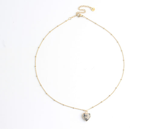Cherish - Ketting - Natuursteen - Stainless Steel