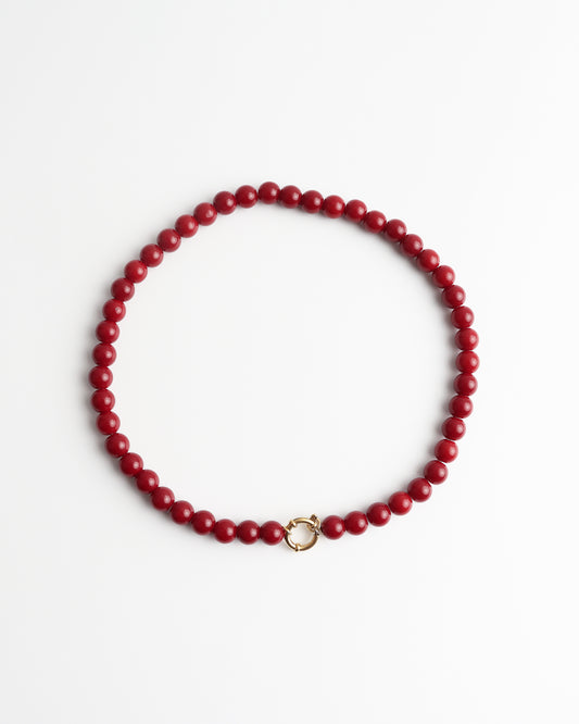 Samira - Ketting - Natuursteen - Stainless Steel