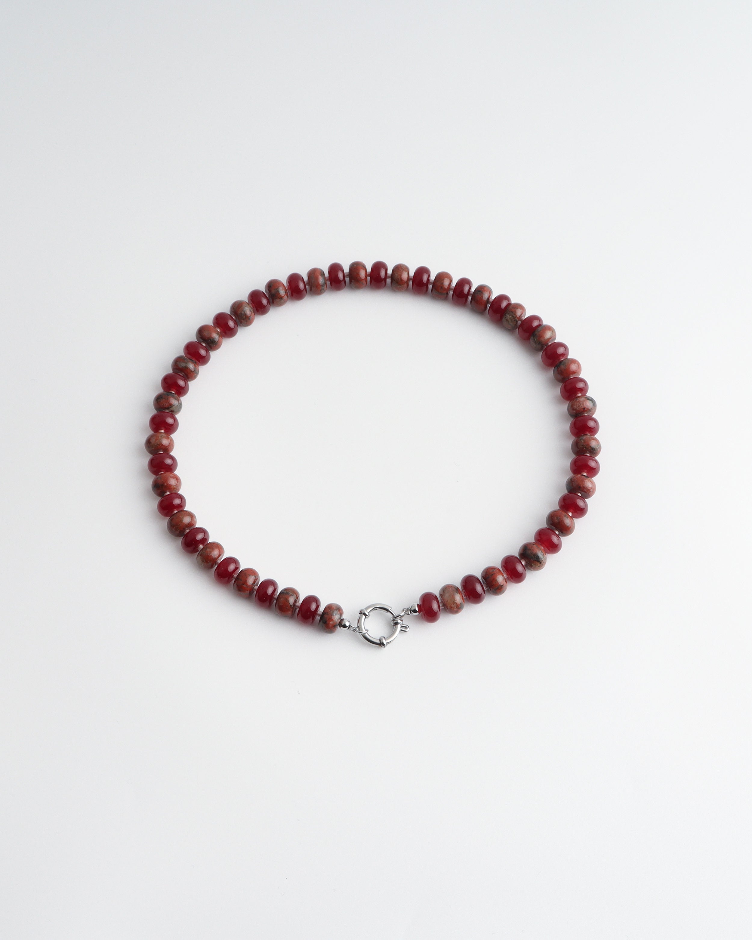 Clarisa - Ketting - Natuursteen - Stainless Steel