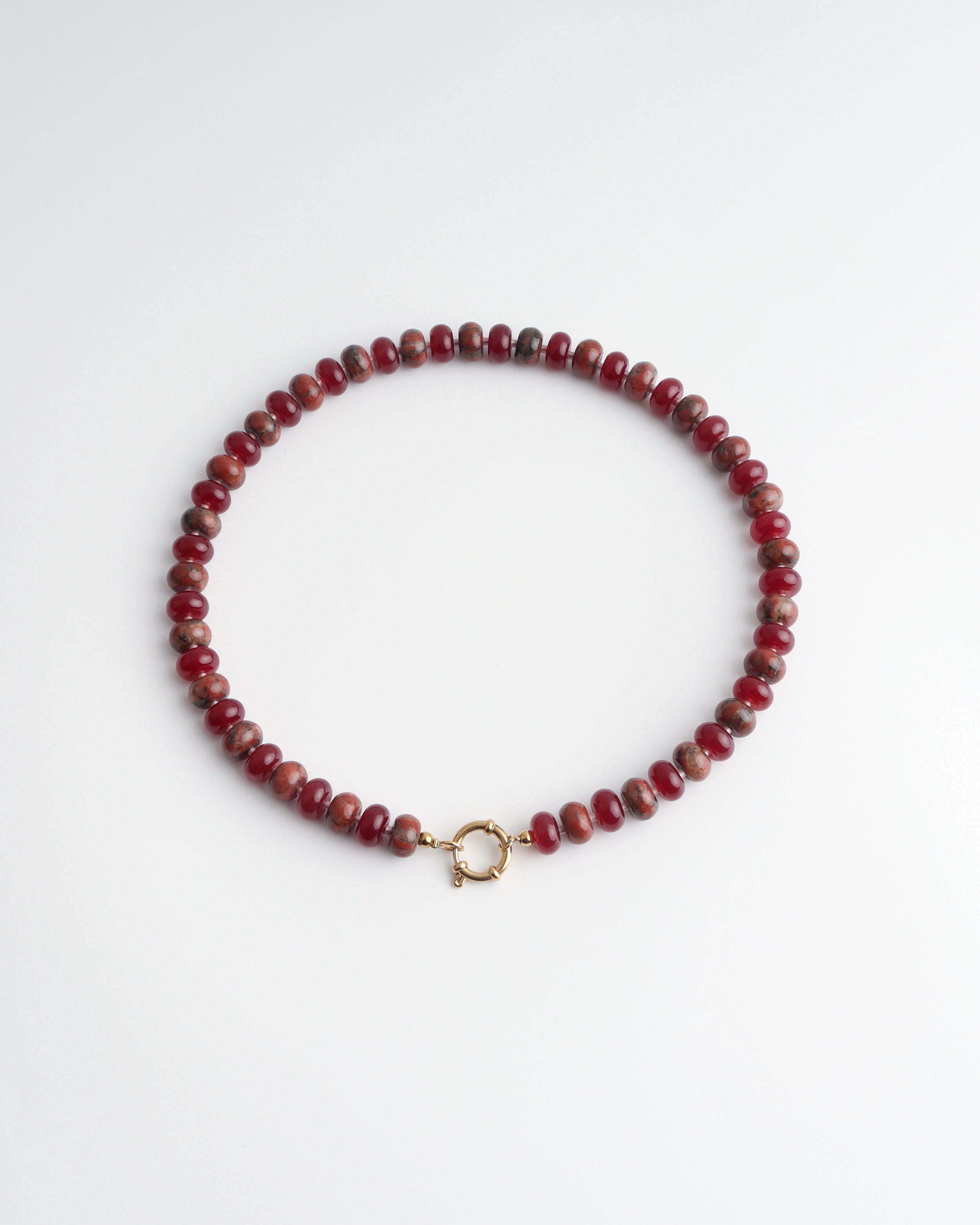 Clarisa - Ketting - Natuursteen - Stainless Steel