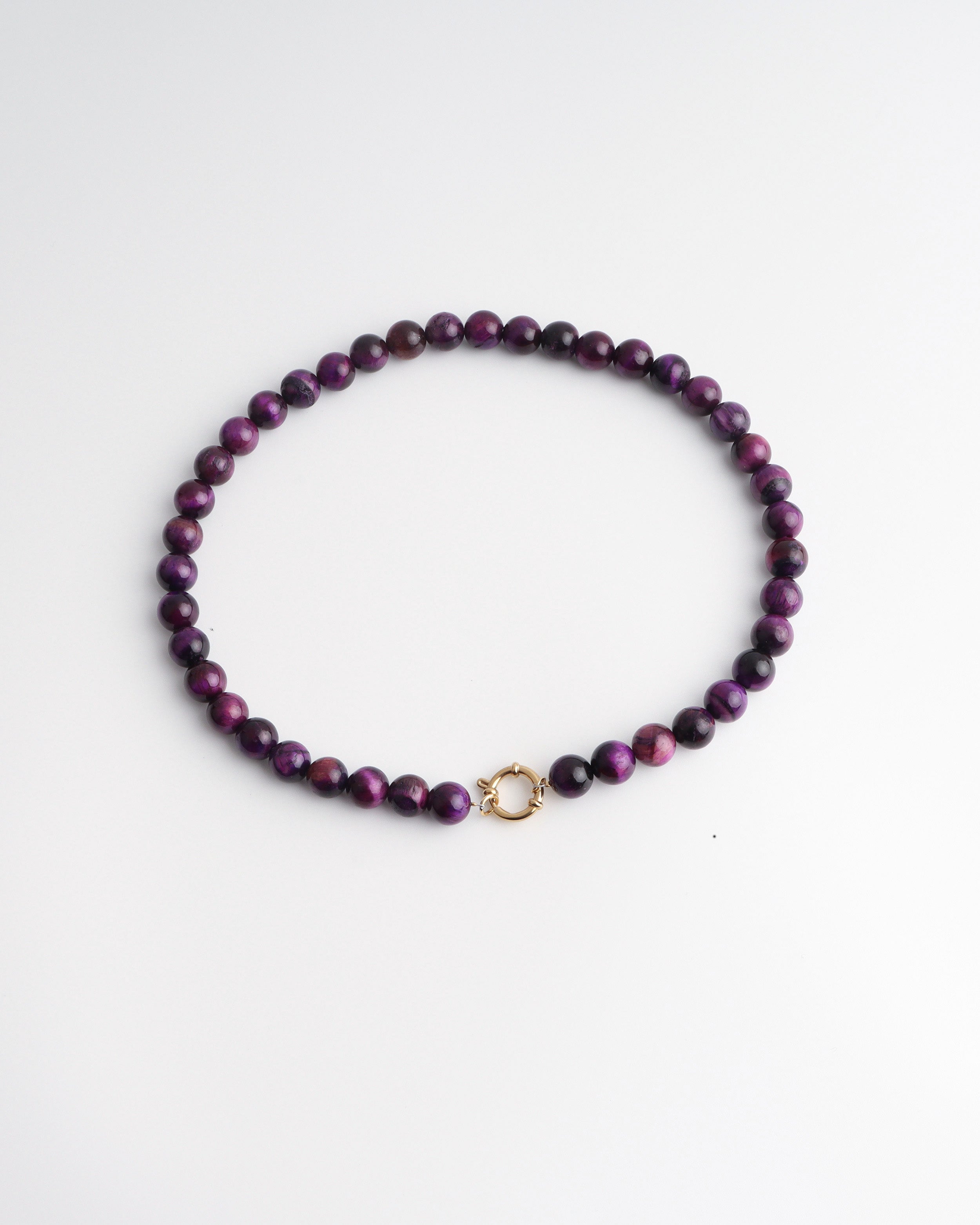 Samira - Ketting - Natuursteen - Stainless Steel