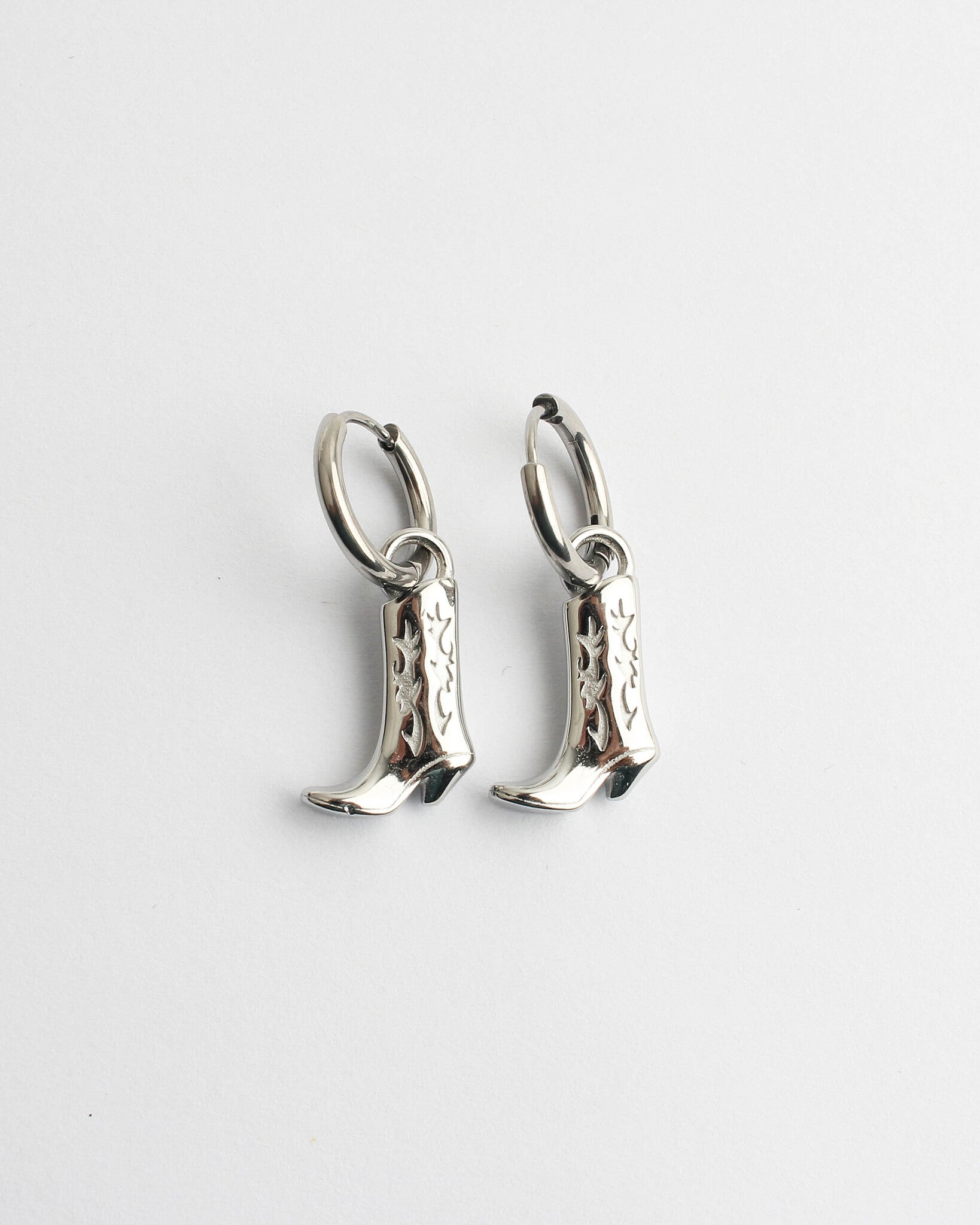 Cowboy Boots - Oorbellen - Stainless Steel