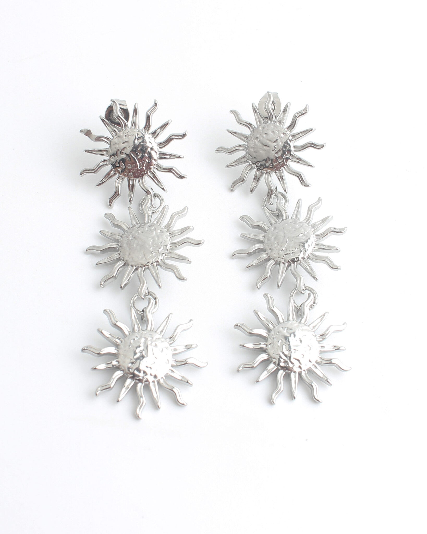 Sunflower Madness - Oorbellen - Stainless Steel