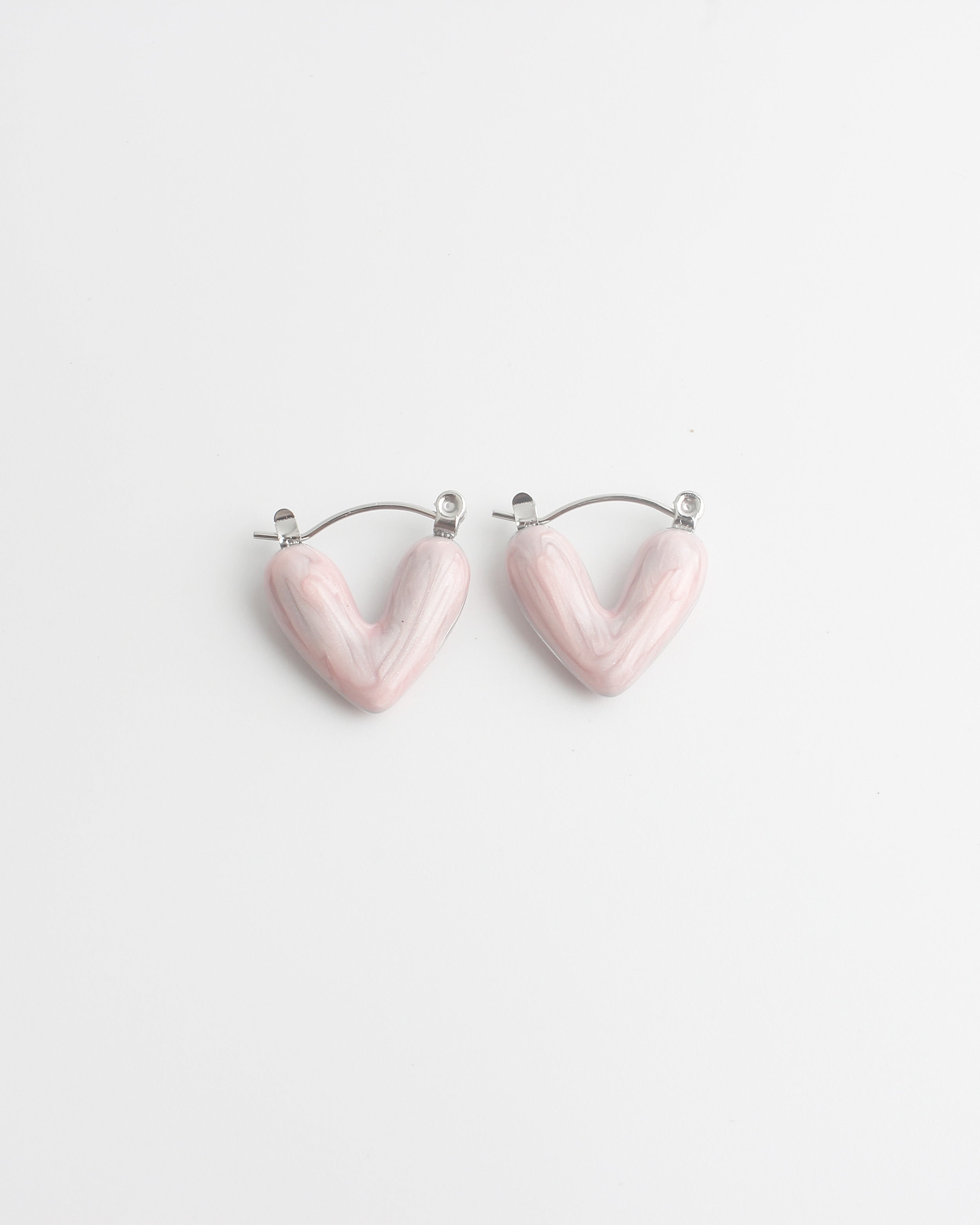 Heart - Oorbellen - Stainless Steel