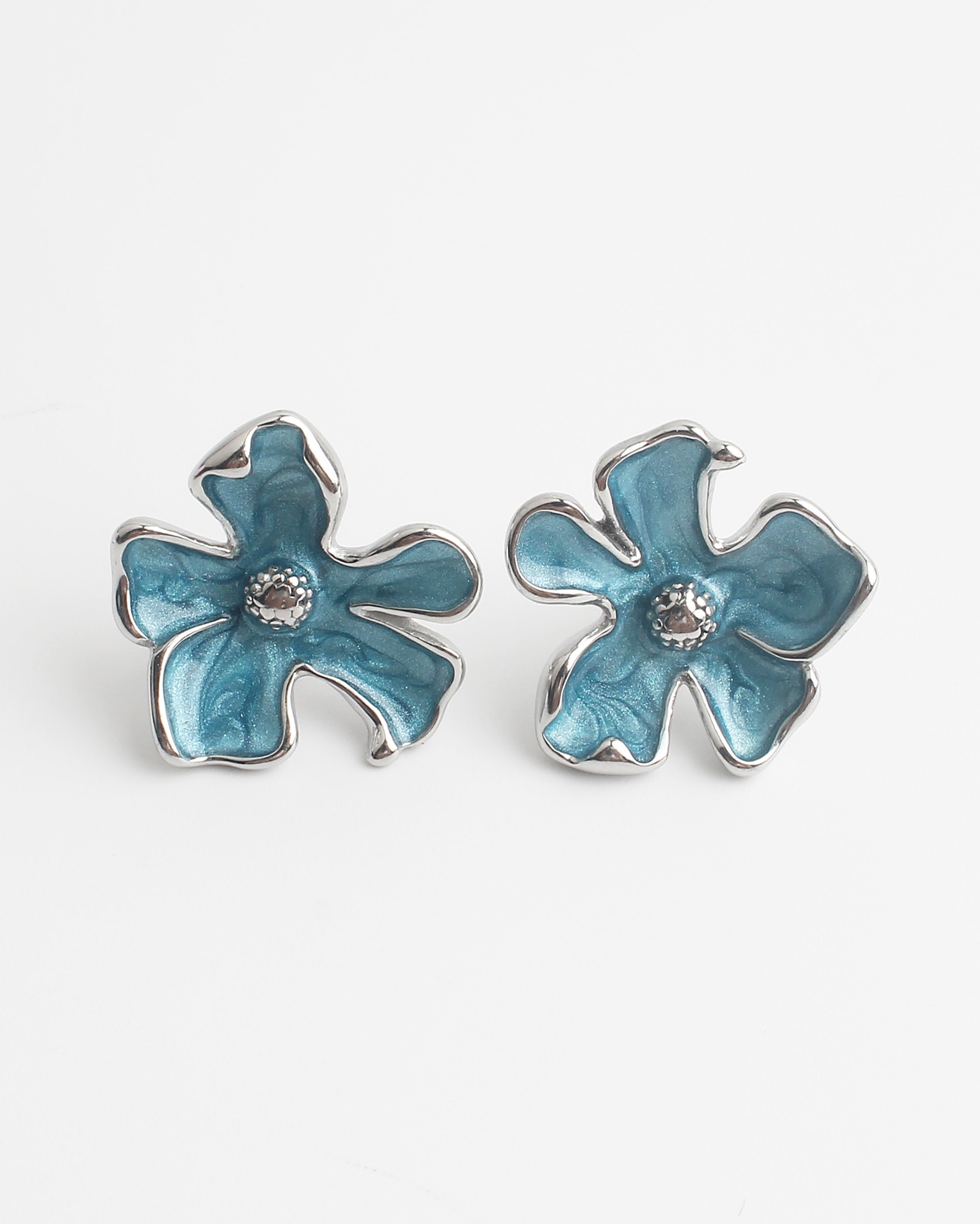 Love Flower - Studs - Oorbellen - Stainless Steel
