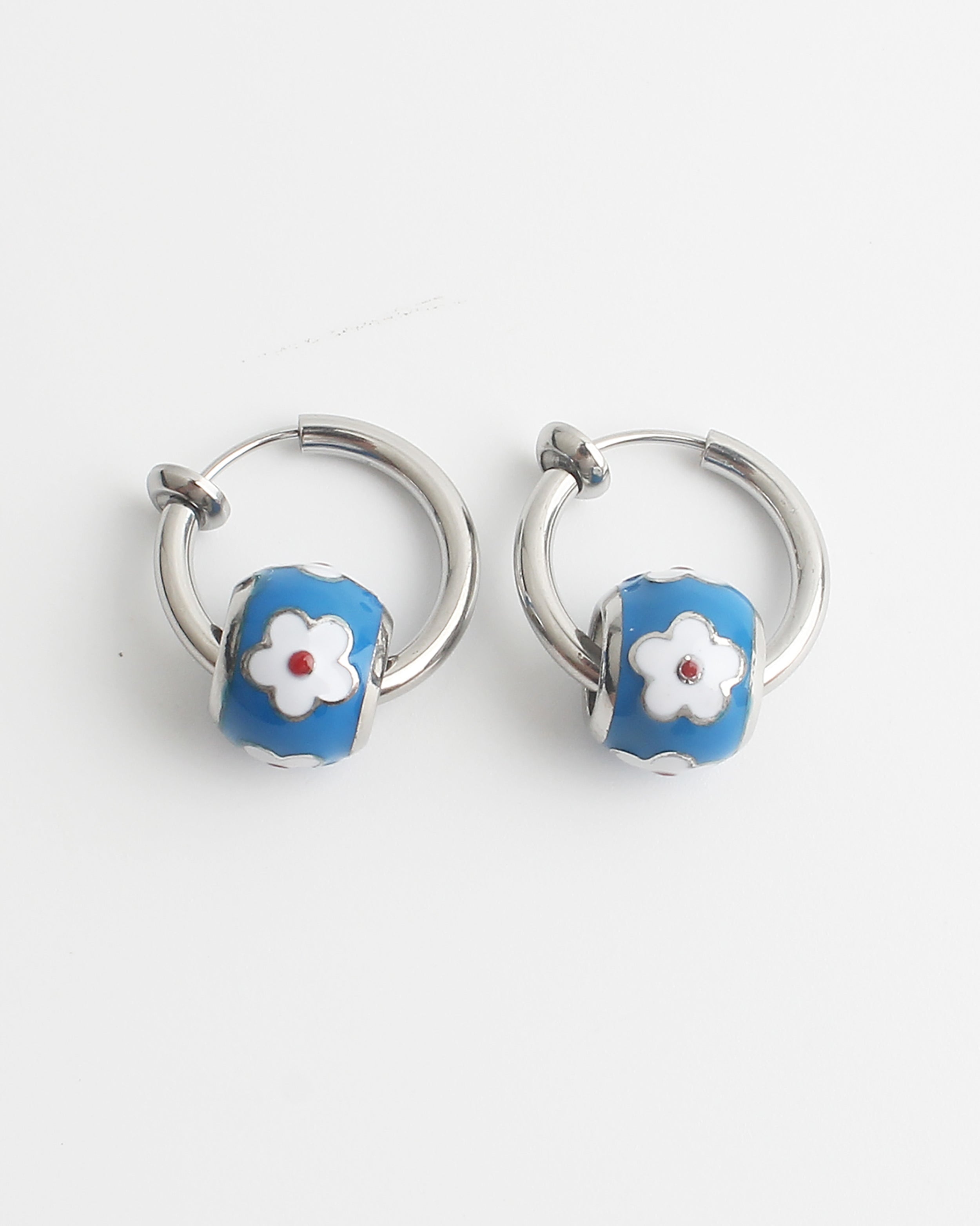Little Flower - Oorbellen - Clip On - Stainless Steel