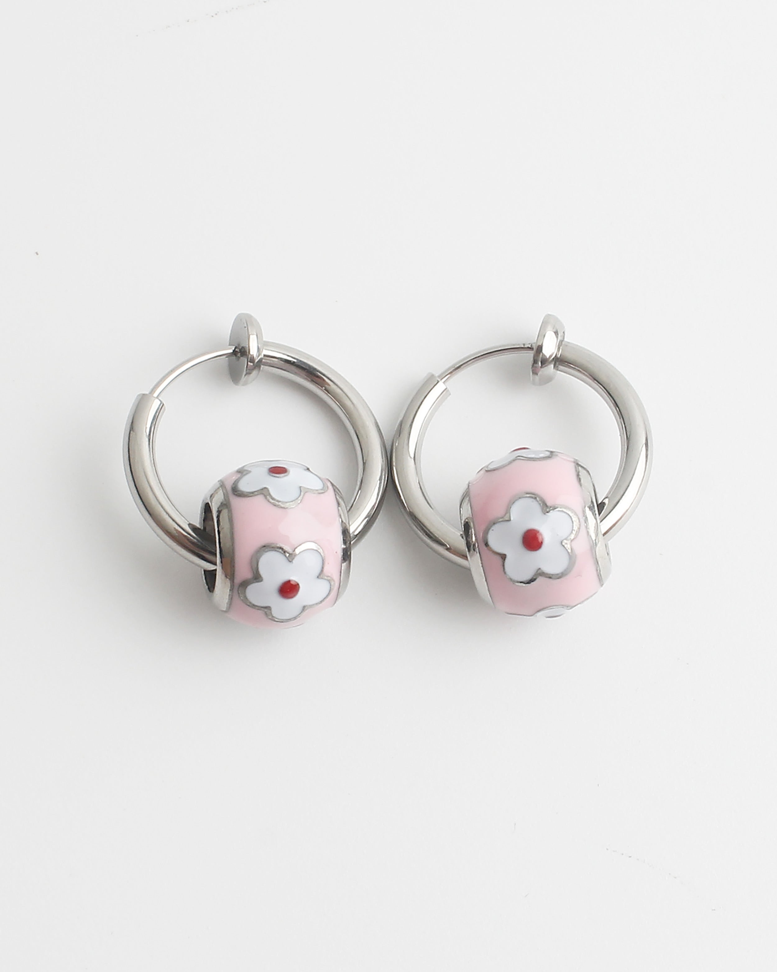 Little Flower - Oorbellen - Clip On - Stainless Steel