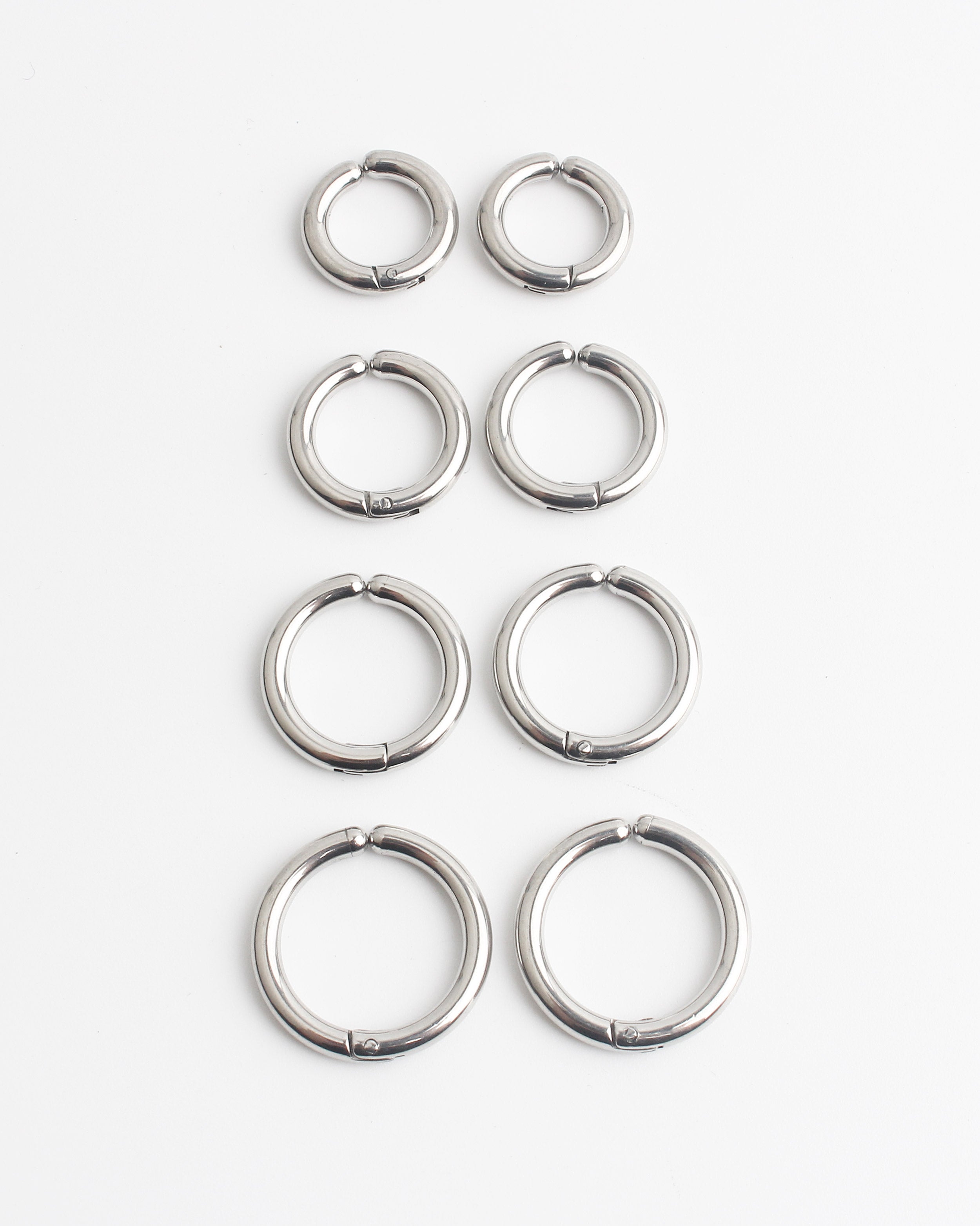 Basic - Oorbellen - Clip On - Stainless Steel