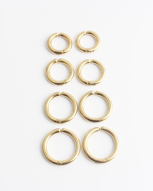 Basic - Oorbellen - Clip On - Stainless Steel