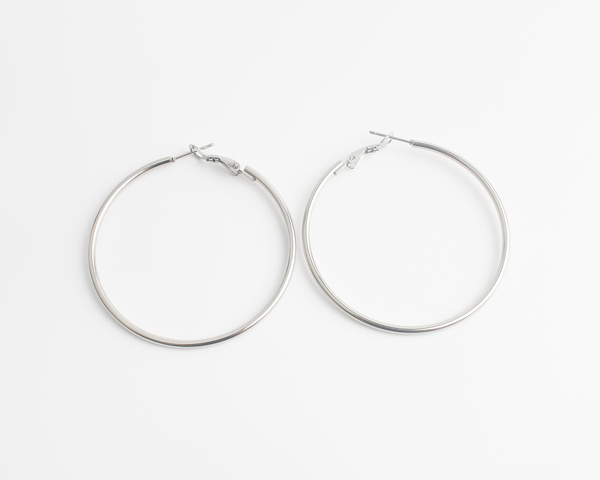 Basic hoops - Oorbellen - Stainless Steel