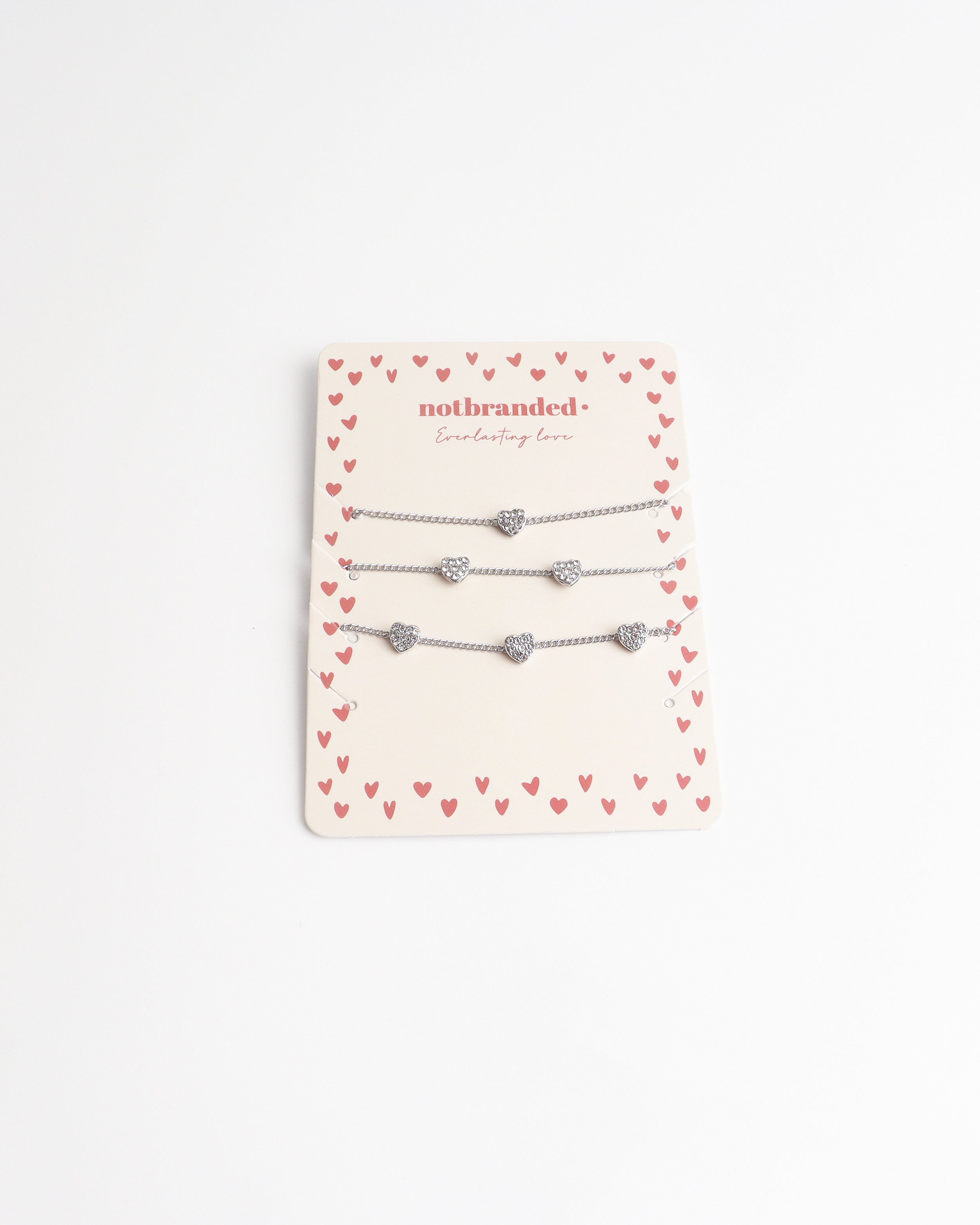 Everlasting love - Armbanden set (2,3 of 4) - Stainless Steel