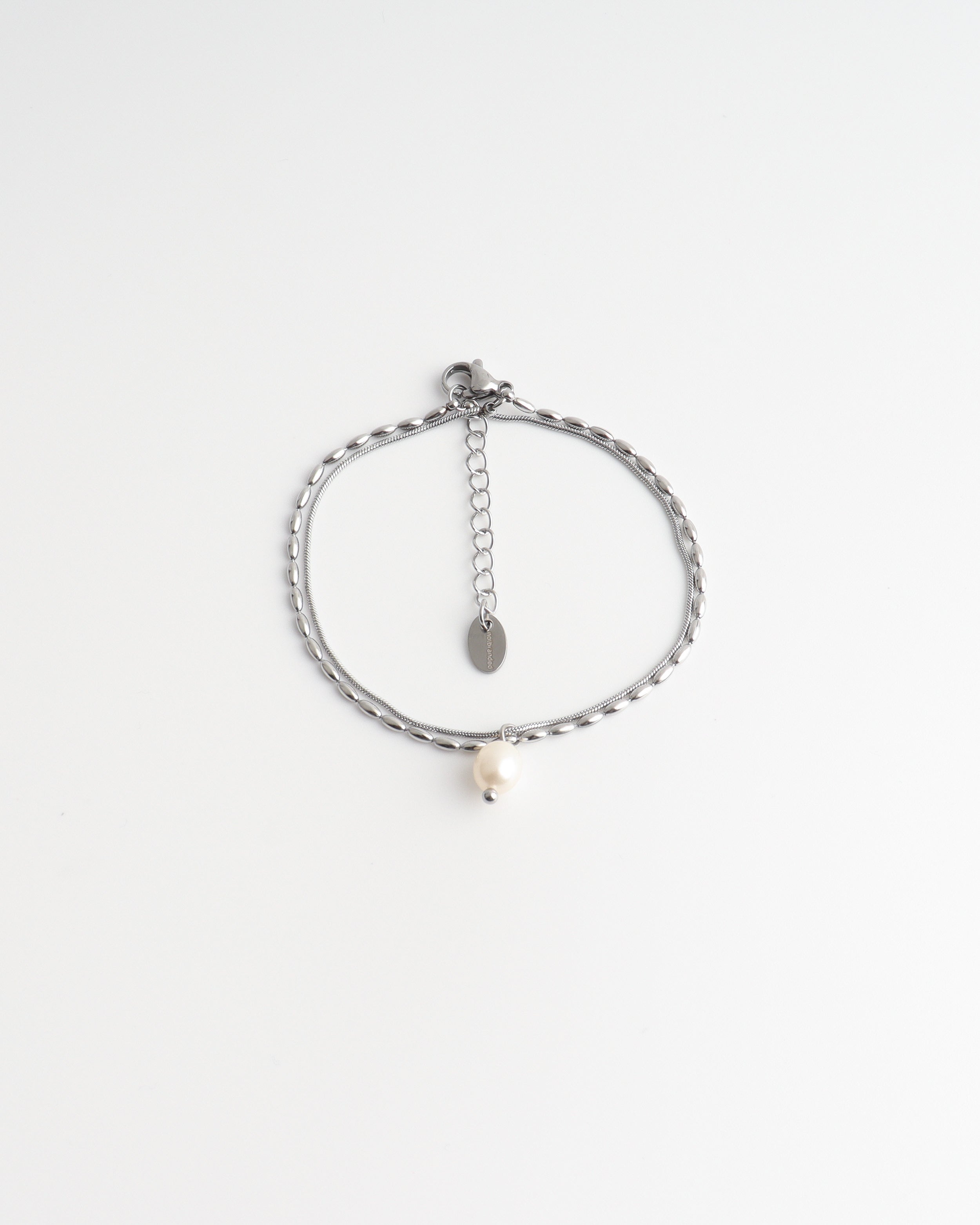 Minimalistic Pearl - Armband - Stainless Steel