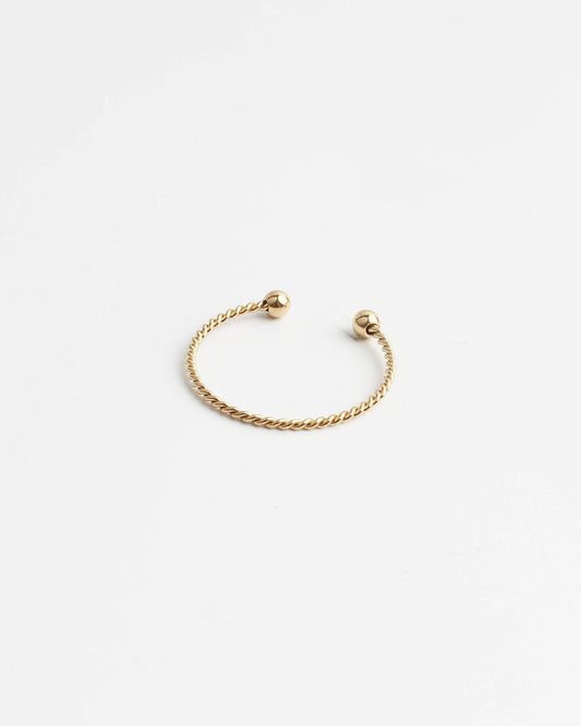 Basic Twist - Ring - Stainless Steel - Verstelbaar