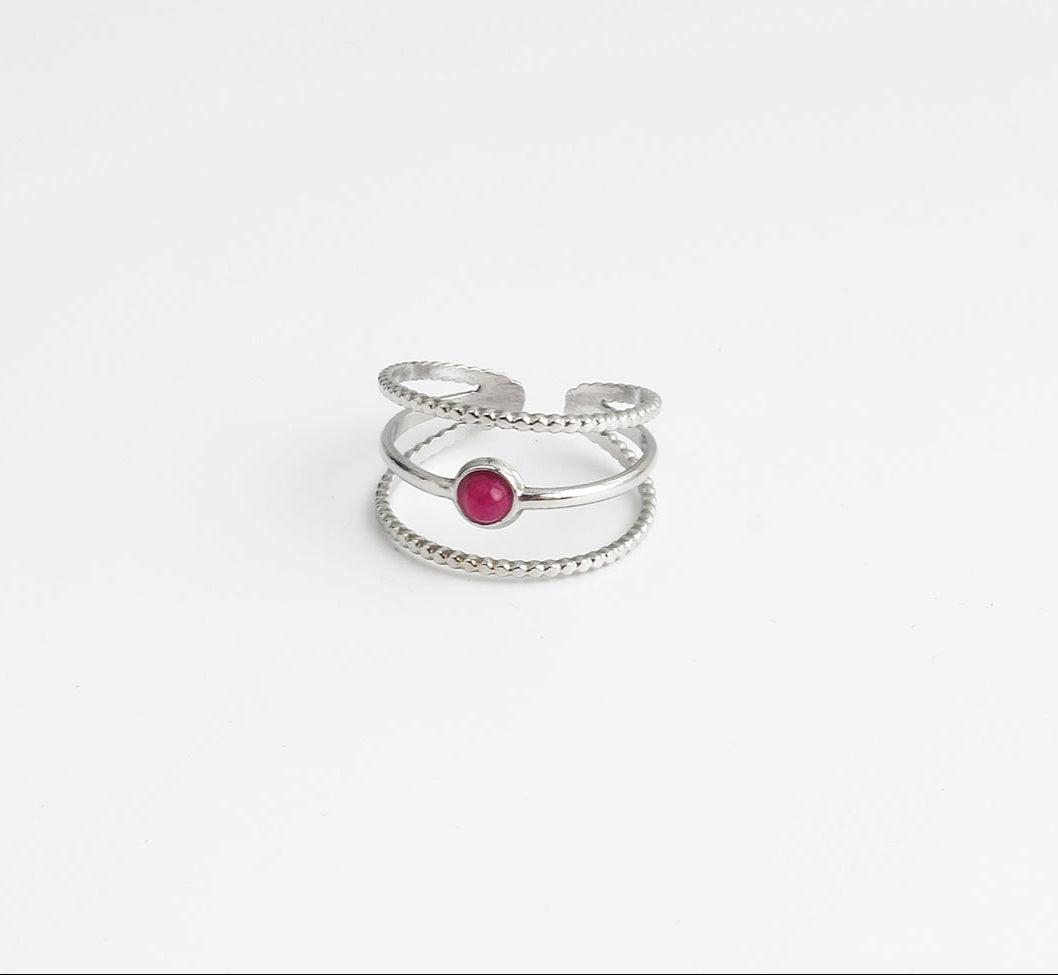 Aarya - Ring - Stainless Steel - Verstelbaar