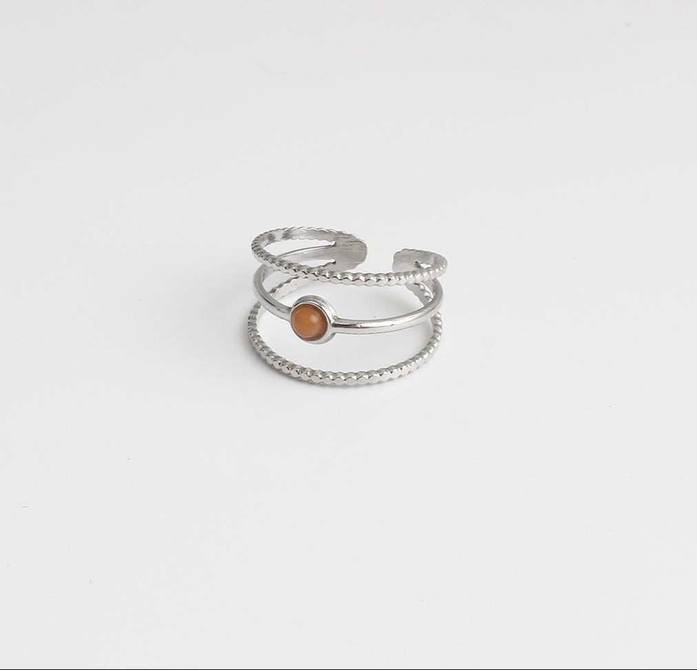 Aarya - Ring - Stainless Steel - Verstelbaar