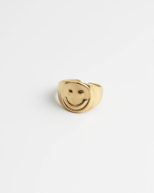 Smiles - Ring - Stainless Steel - Verstelbaar