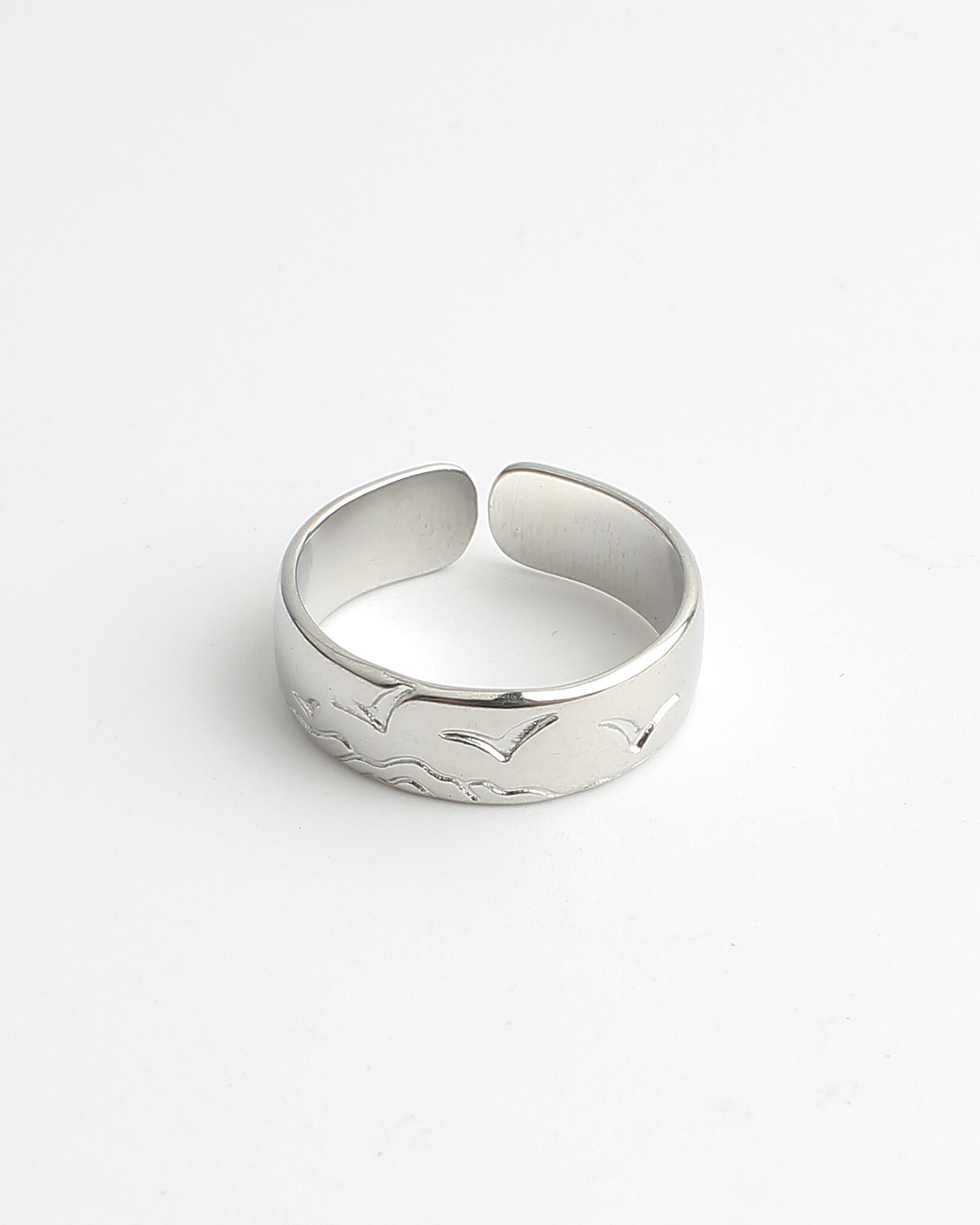 Hirundo - Ring - Stainless Steel - Verstelbaar
