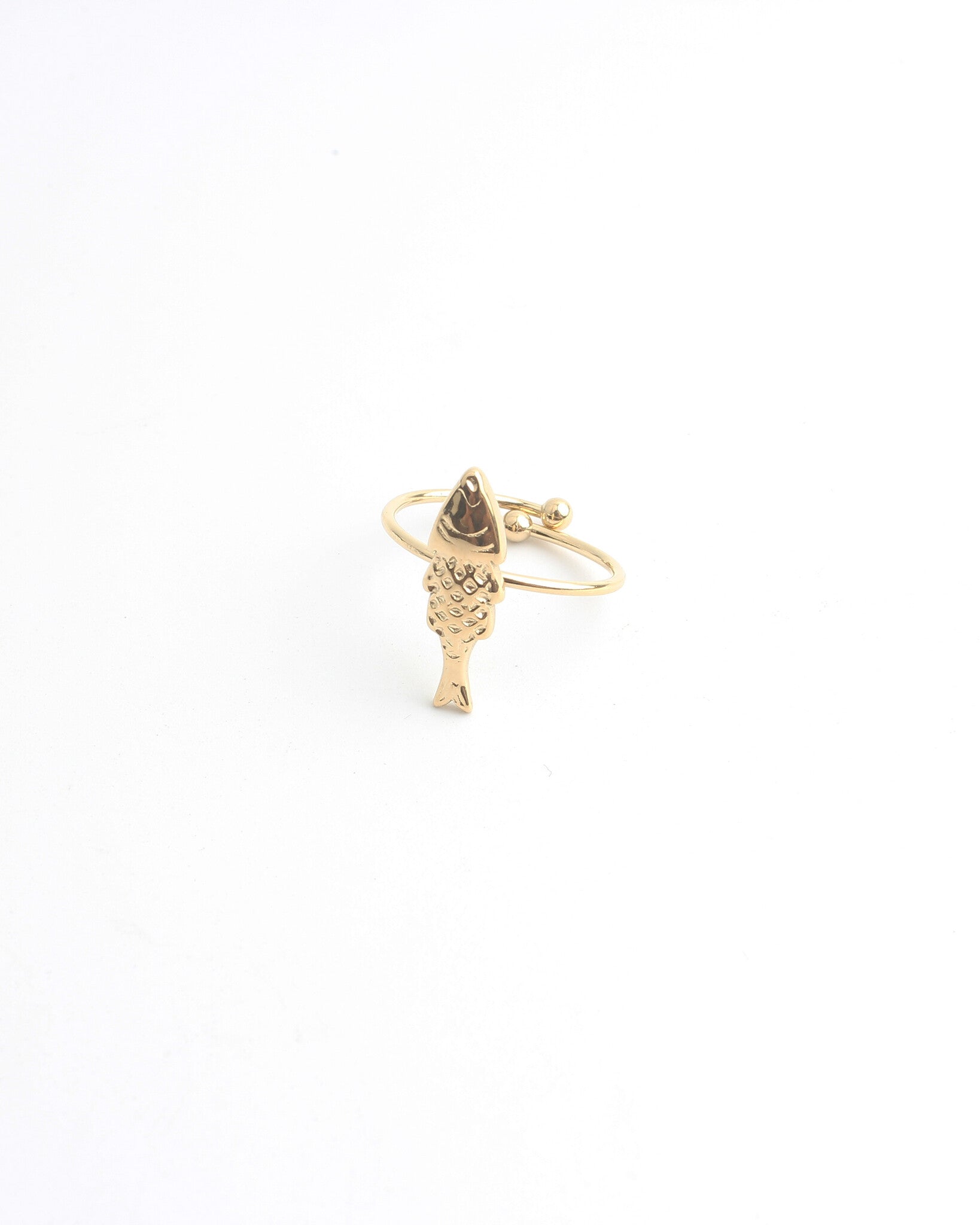 Fish - Ring - Stainless Steel - Verstelbaar