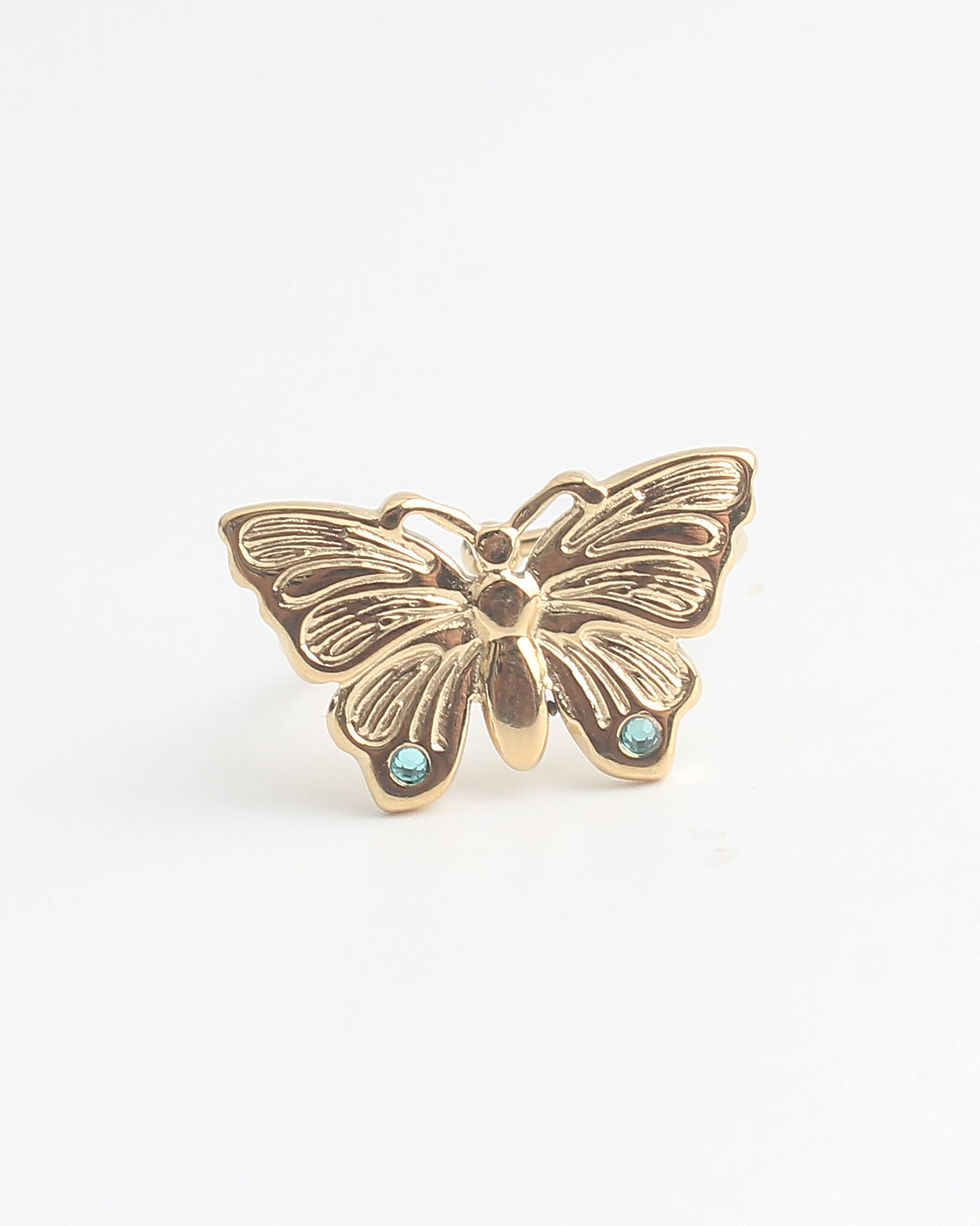 Butterfly - Ring - Stainless Steel - Verstelbaar