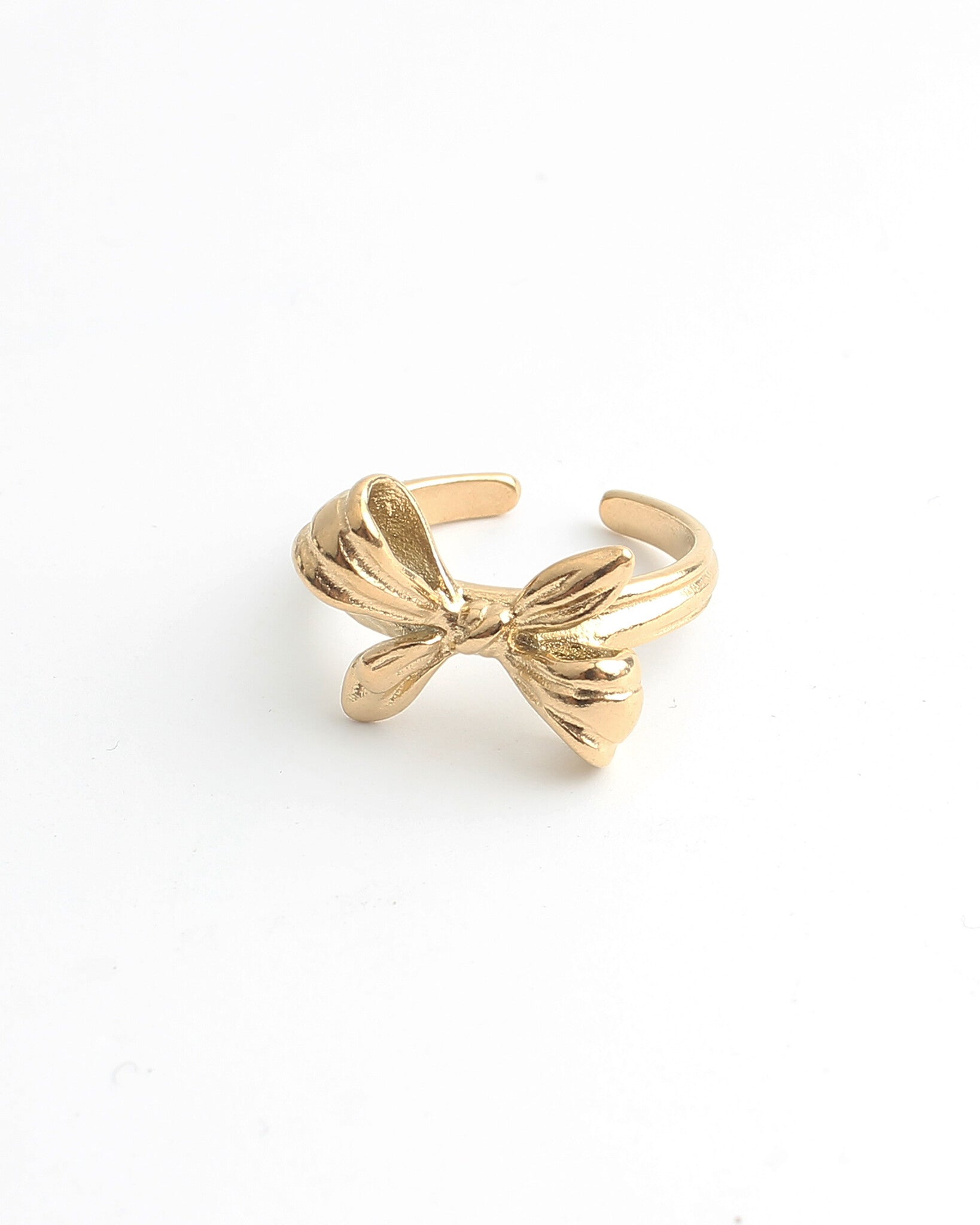 Bow Tie - Ring - Stainless Steel - Verstelbaar