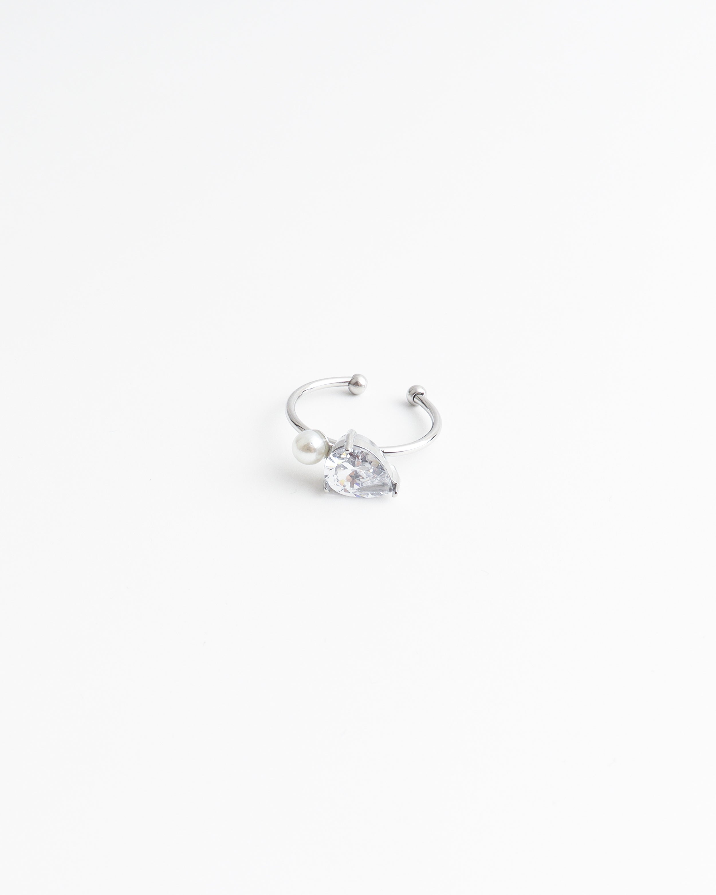 Mireille - Ring - Stainless Steel - Vestelbaar