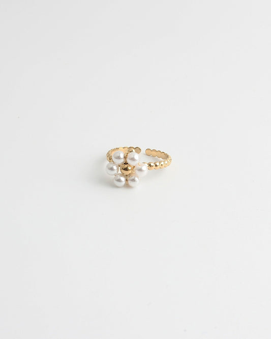 Fleurine - Ring - Stainless Steel - Verstelbaar