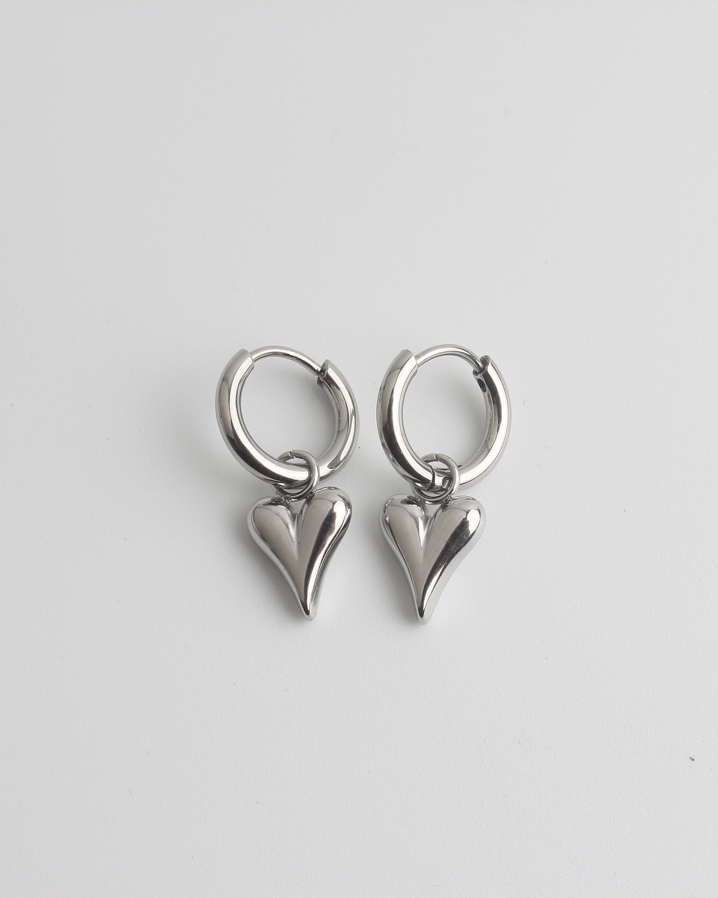 Perfect Shaped Heart - Oorbellen - Stainless Steel