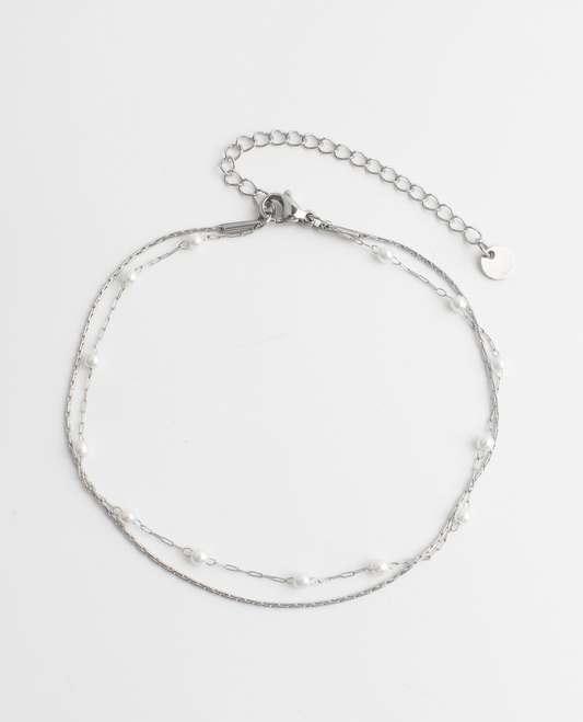 Miranda - Enkelband - Stainless Steel