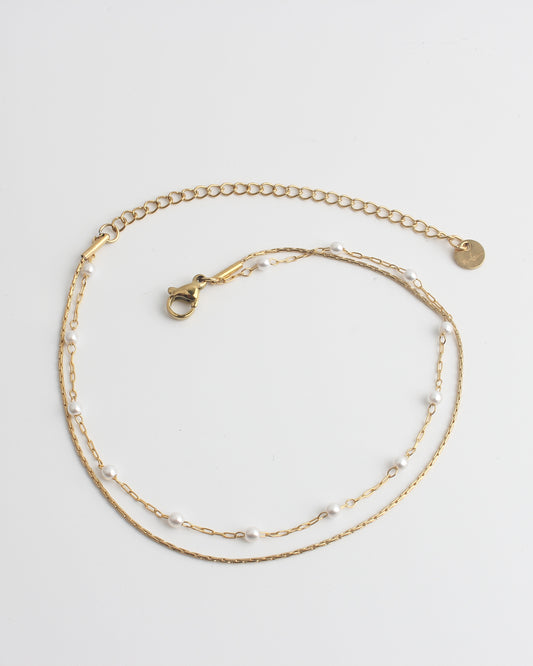 Miranda - Enkelband - Stainless Steel