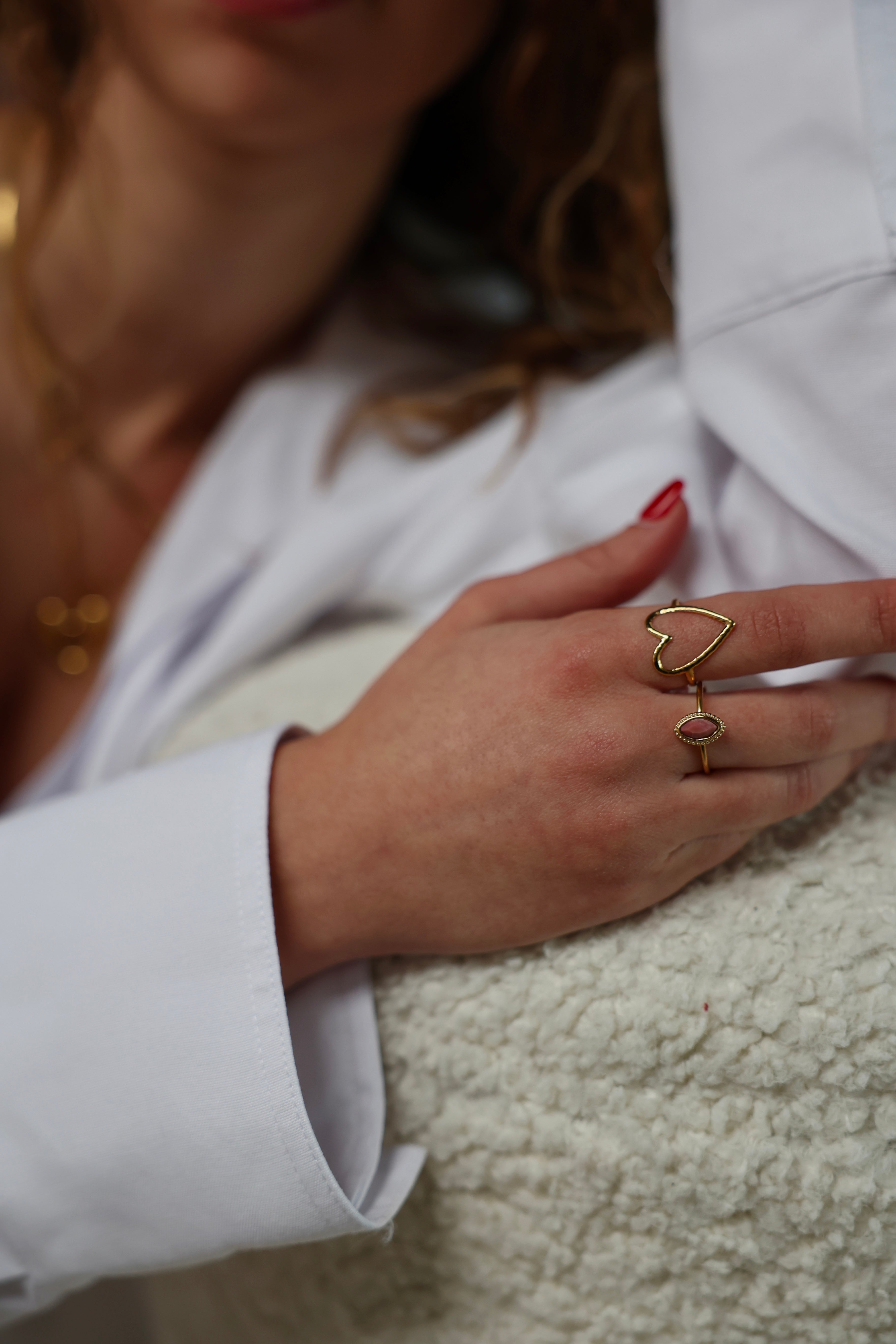 Amoureux - Ring - Stainless Steel - Verstelbaar