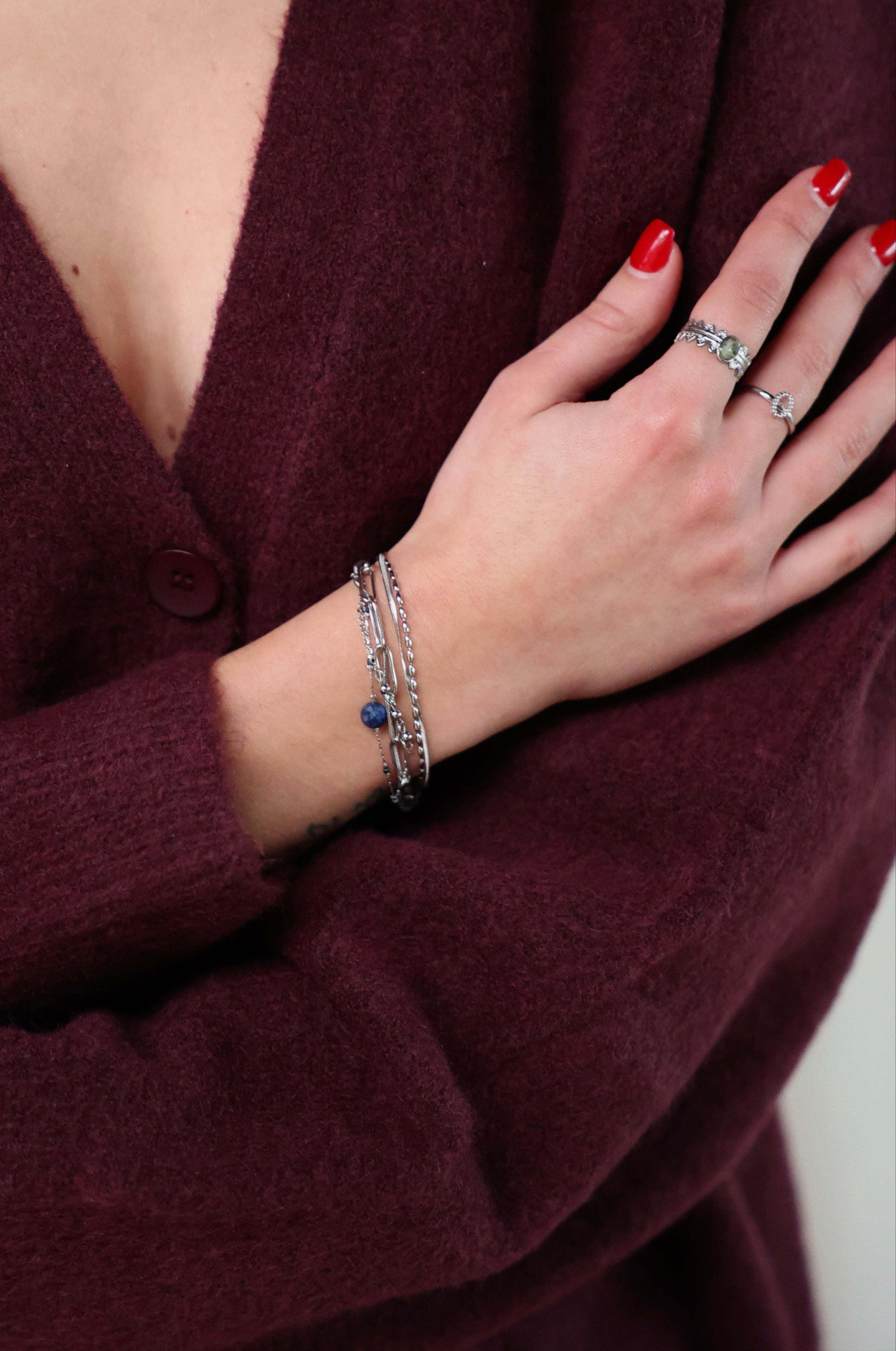Eloise - Armband - 4 laags  - Stainless Steel