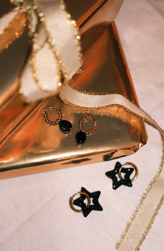 Louane - Oorbellen - Natuursteen - Stainless Steel