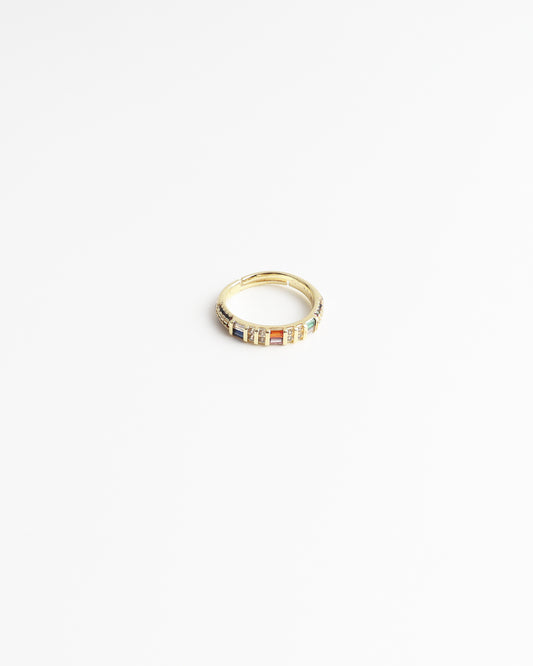 Put a ring on it - Ring - Multicolor - Verguld - Verstelbaar