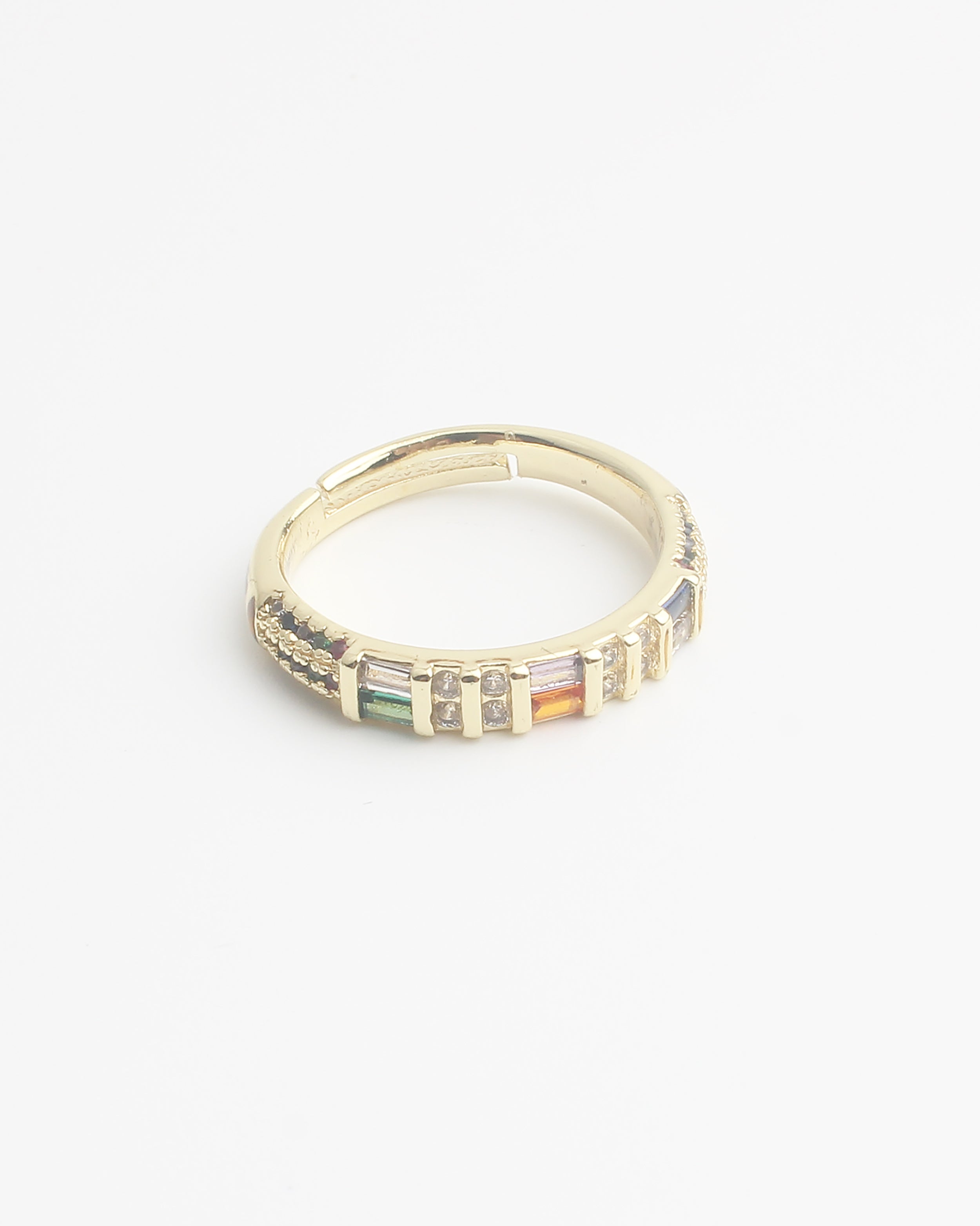 Put a ring on it - Ring - Multicolor - Verguld - Verstelbaar