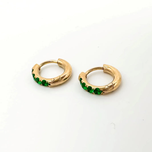 Strass stone - Oorbellen - Stainless Steel