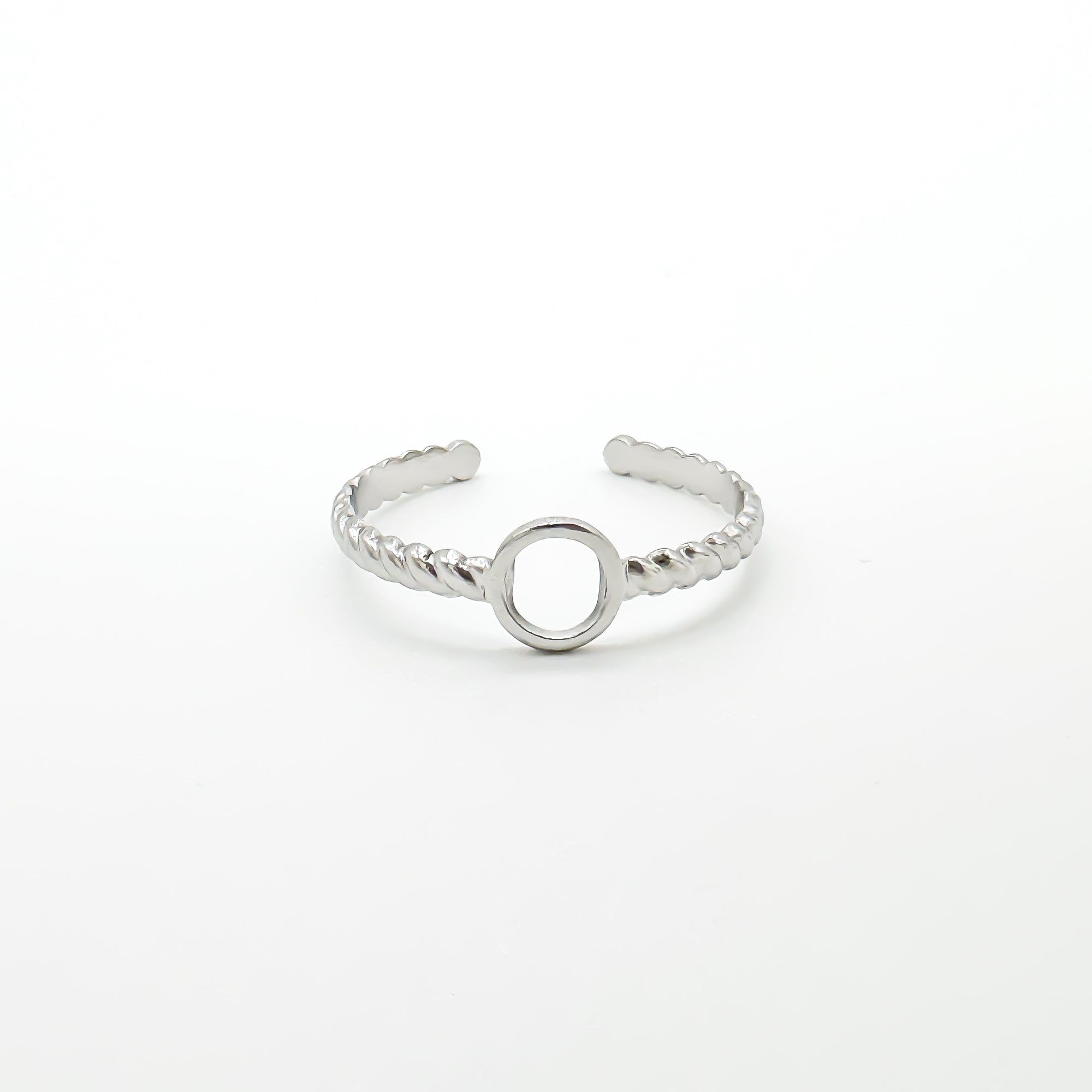 Little Circle - Ring - Stainless Steel - Verstelbaar