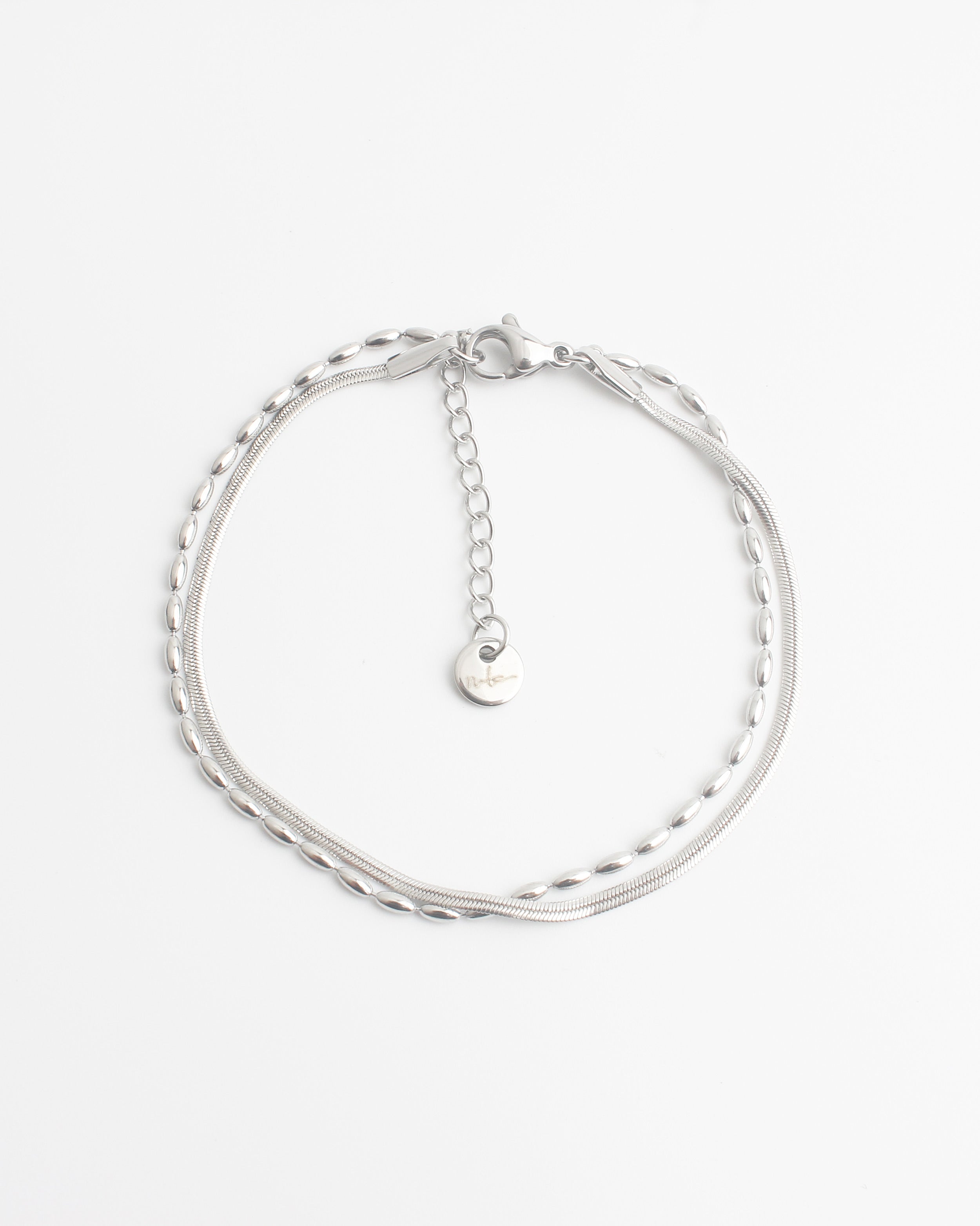 Minimalistic - Armband - 2 laags - Stainless Steel
