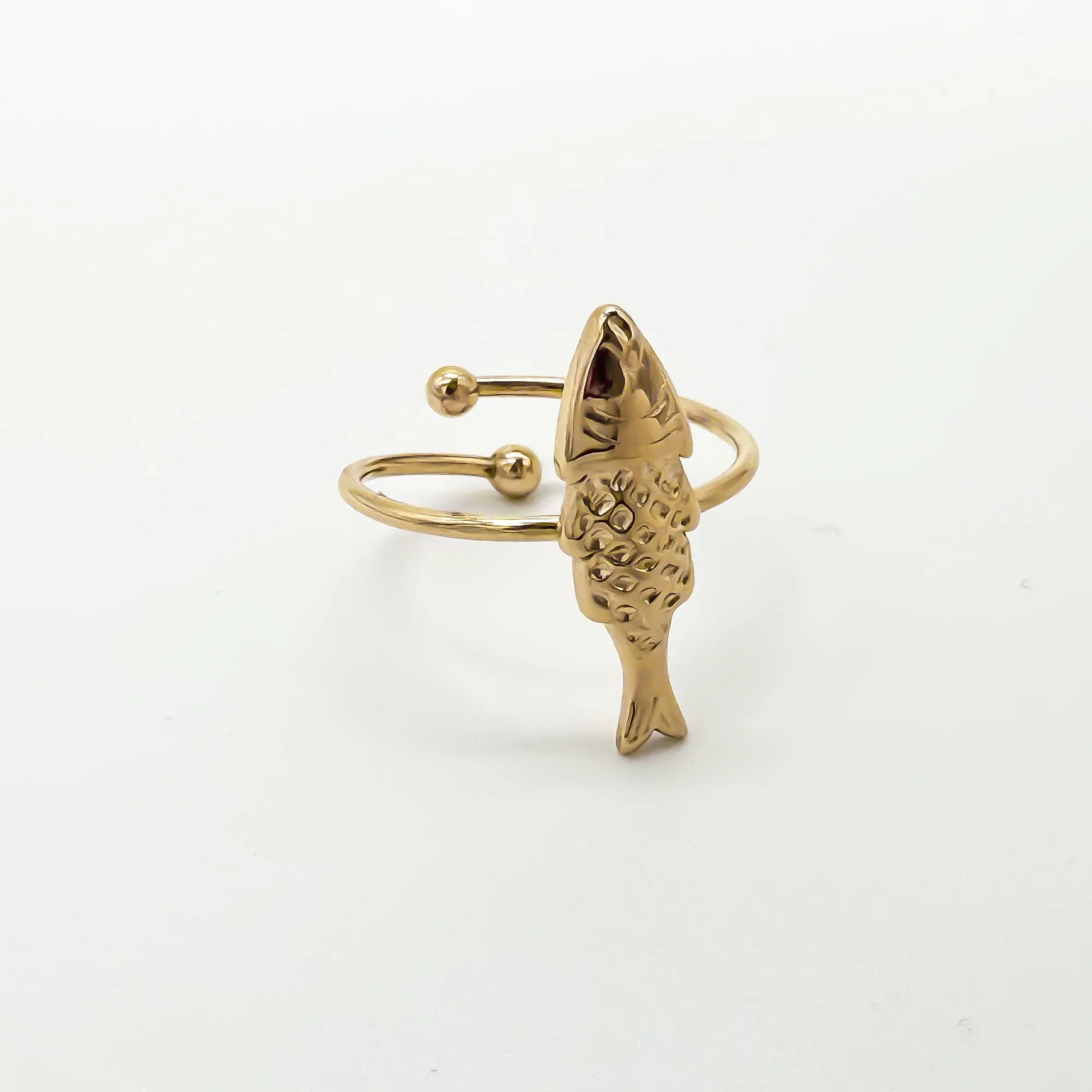 Fish - Ring - Stainless Steel - Verstelbaar