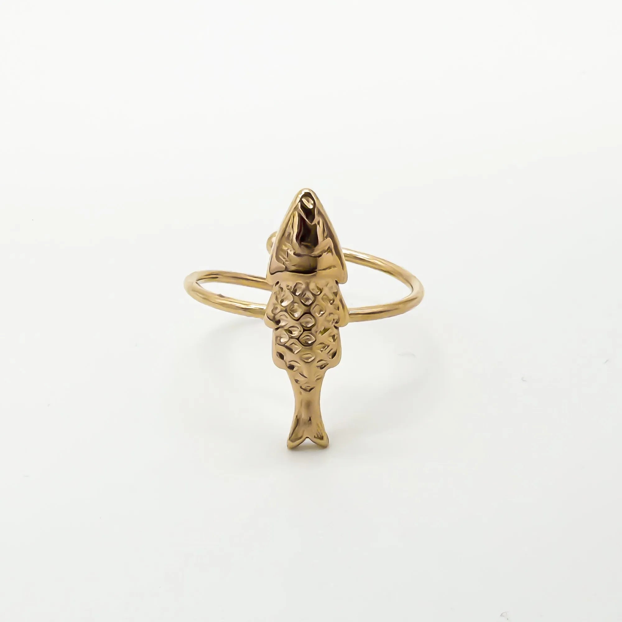 Fish - Ring - Stainless Steel - Verstelbaar
