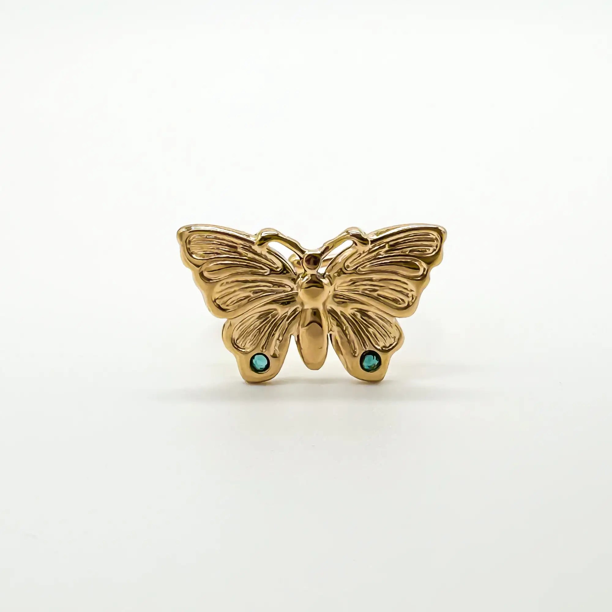 Butterfly - Ring - Stainless Steel - Verstelbaar